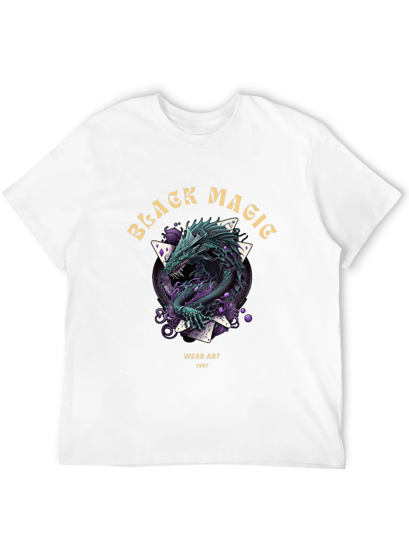 Black Magic Dragon Graphic T-Shirt
