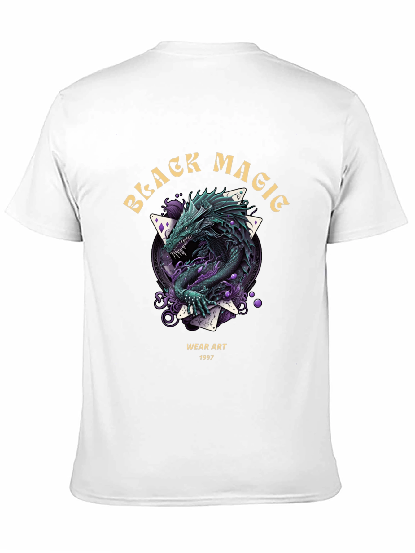 Black Magic Dragon Graphic T-Shirt