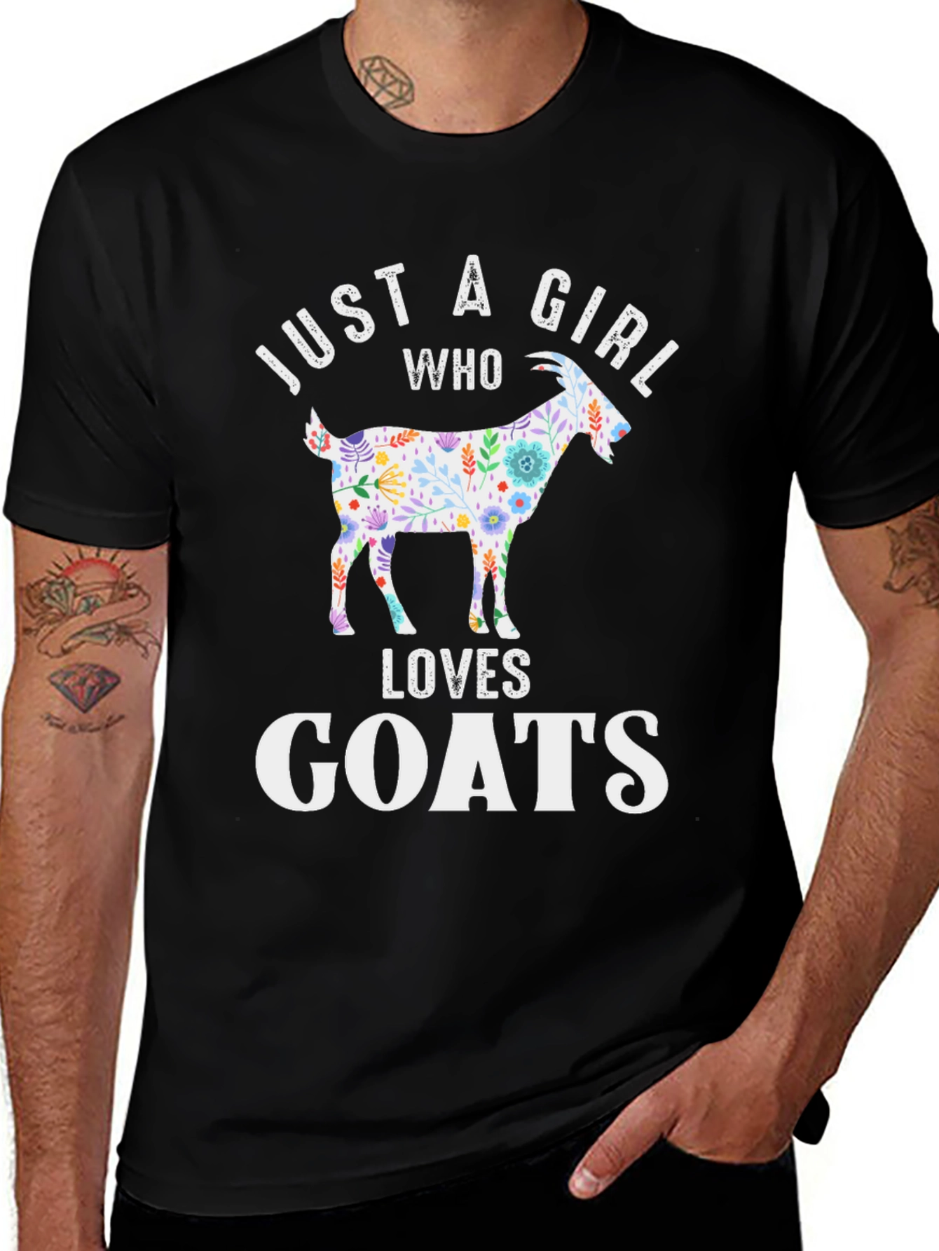 Just a Girl Who Loves Goats T-Shirt