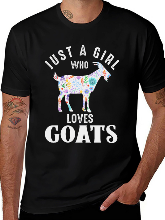 Just a Girl Who Loves Goats T-Shirt