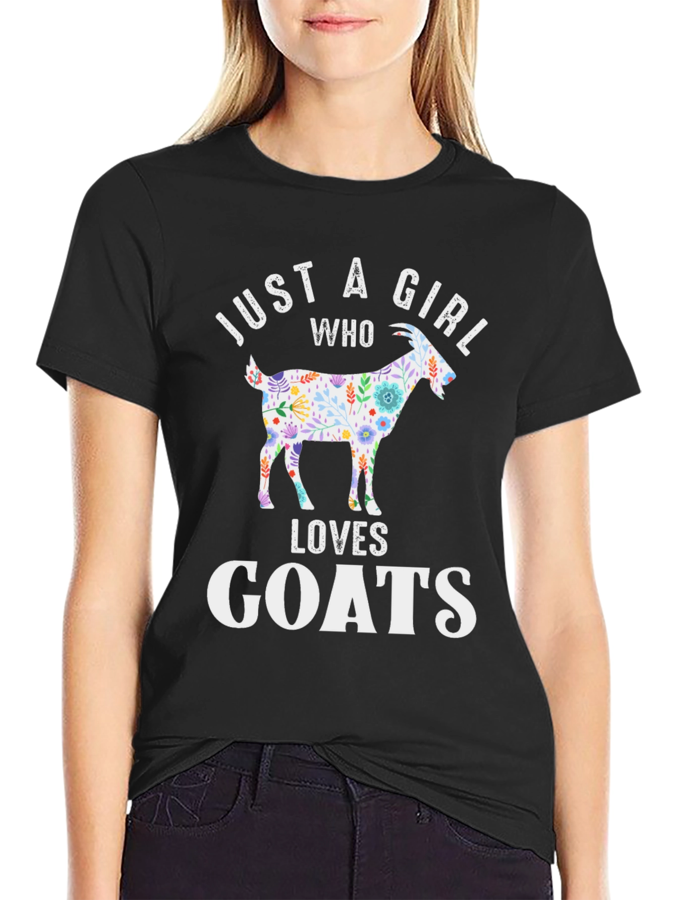 Just a Girl Who Loves Goats T-Shirt