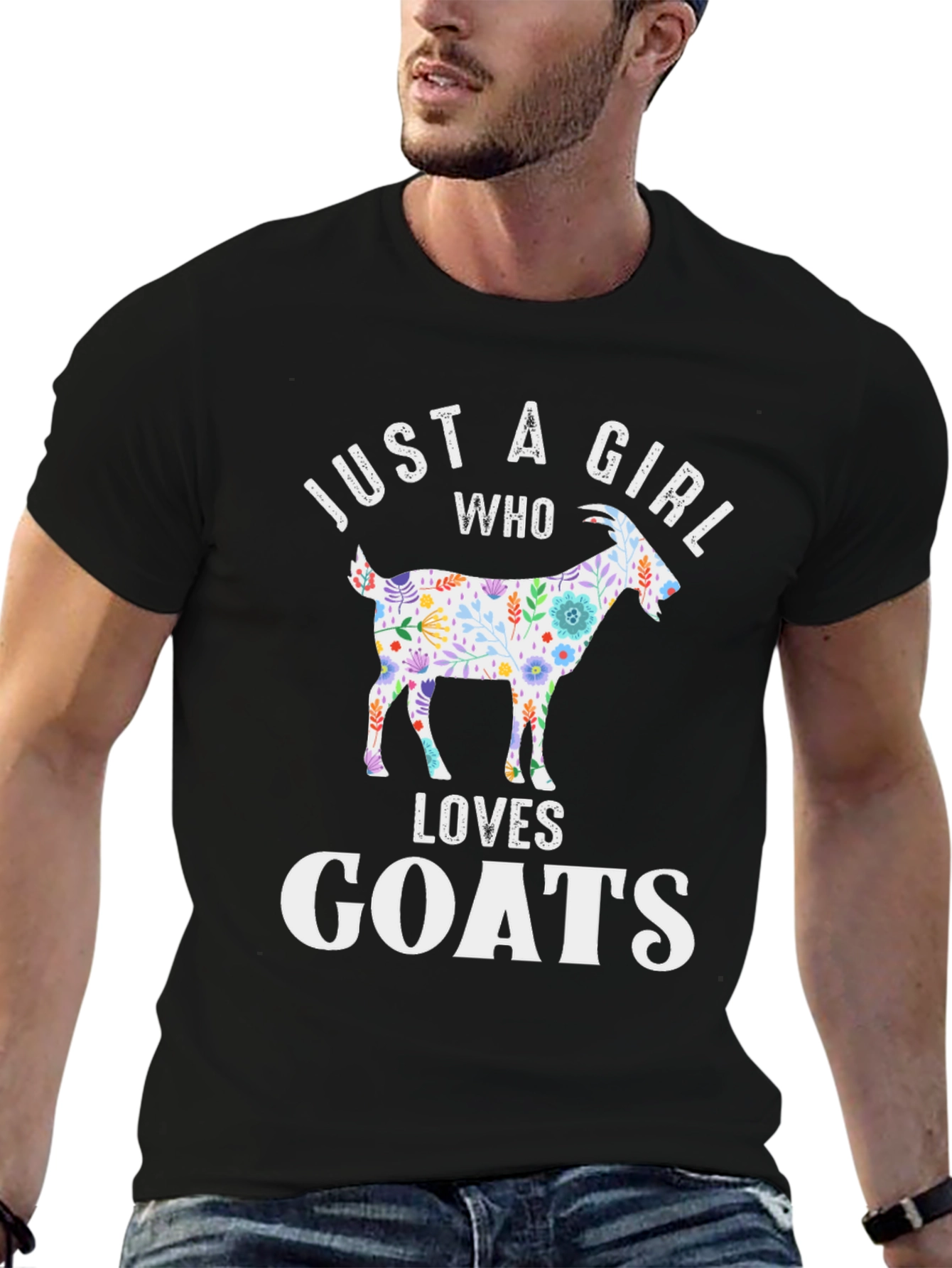 Just a Girl Who Loves Goats T-Shirt