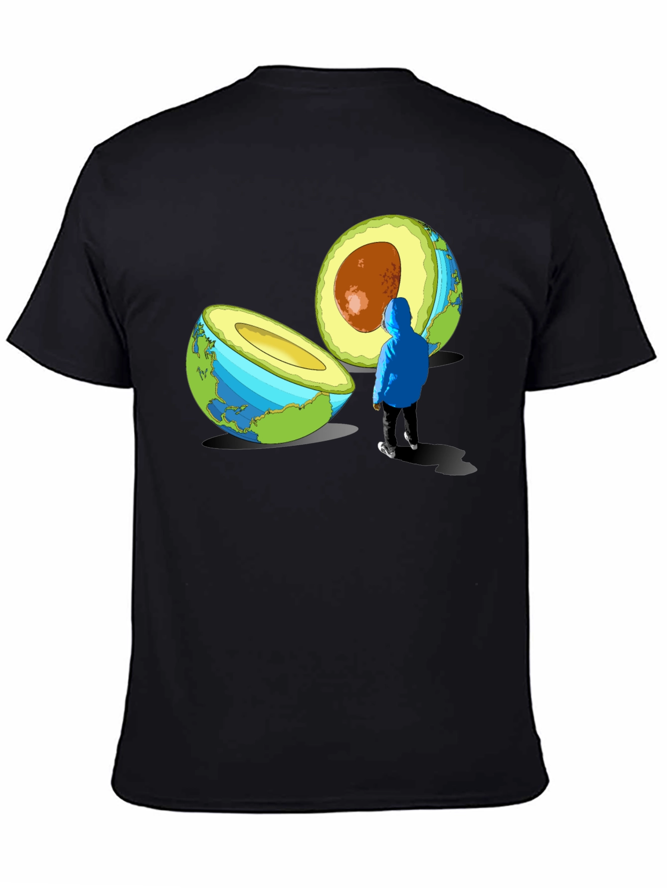 Avocado Earth T-Shirt - Sustainable Style