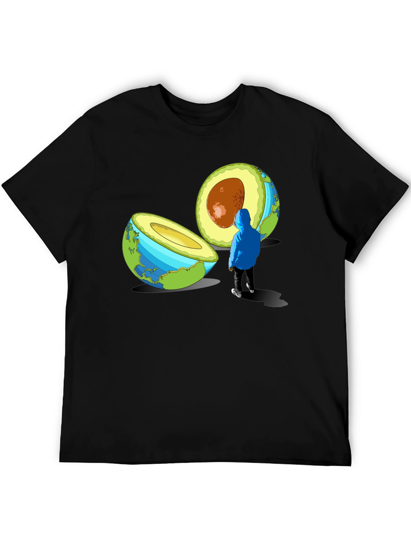 Avocado Earth T-Shirt - Sustainable Style