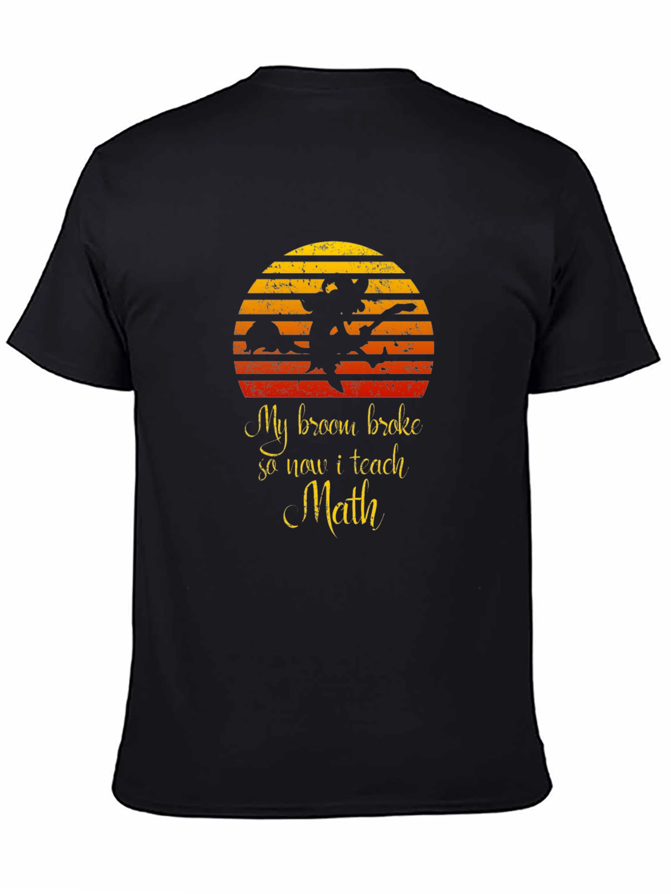 Funny Witch Math Teacher T-Shirt