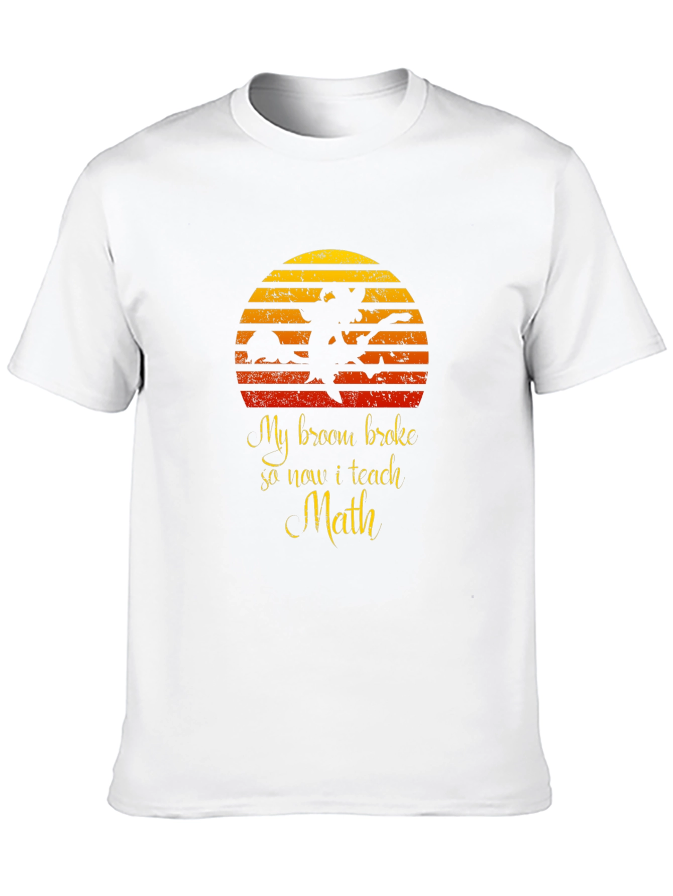 Funny Witch Math Teacher T-Shirt