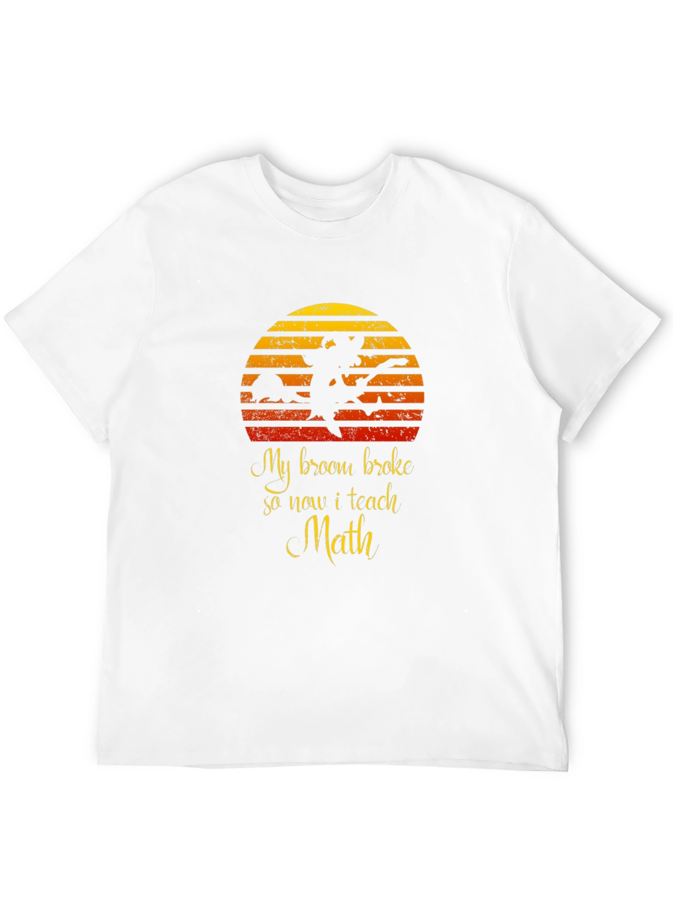 Funny Witch Math Teacher T-Shirt