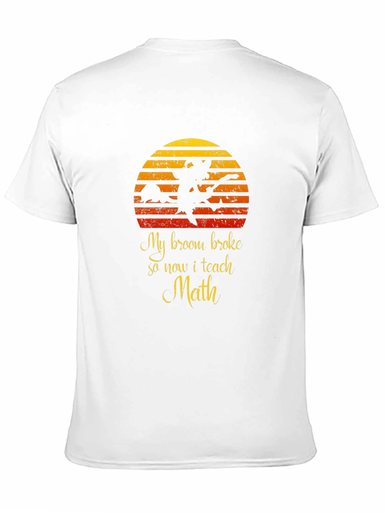 Funny Witch Math Teacher T-Shirt