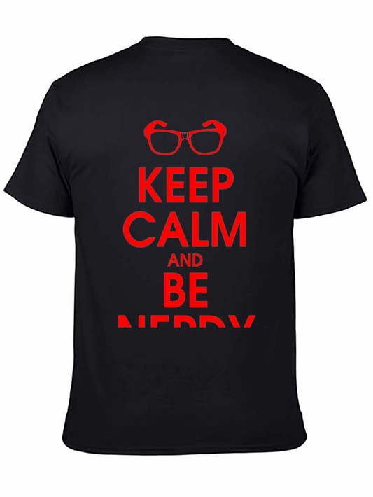 Keep Calm and Be Nerdy Graphic Tee