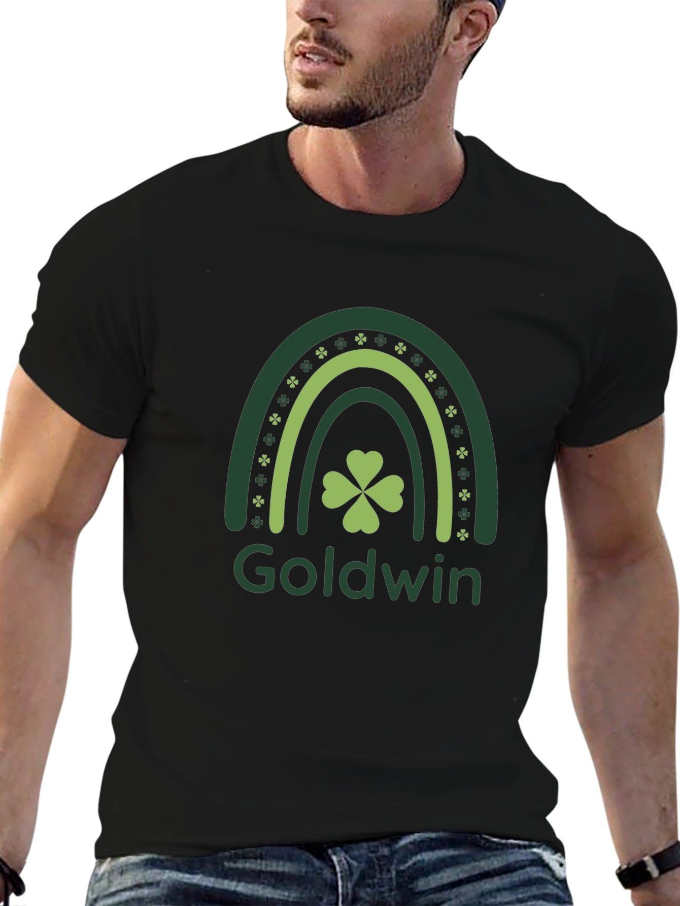 St. Patricks Day Goldwin Rainbow T-Shirt