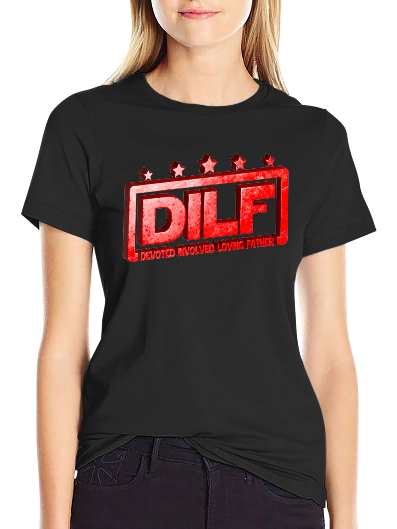 DILF Devoted Loving Father Graphic Tee
