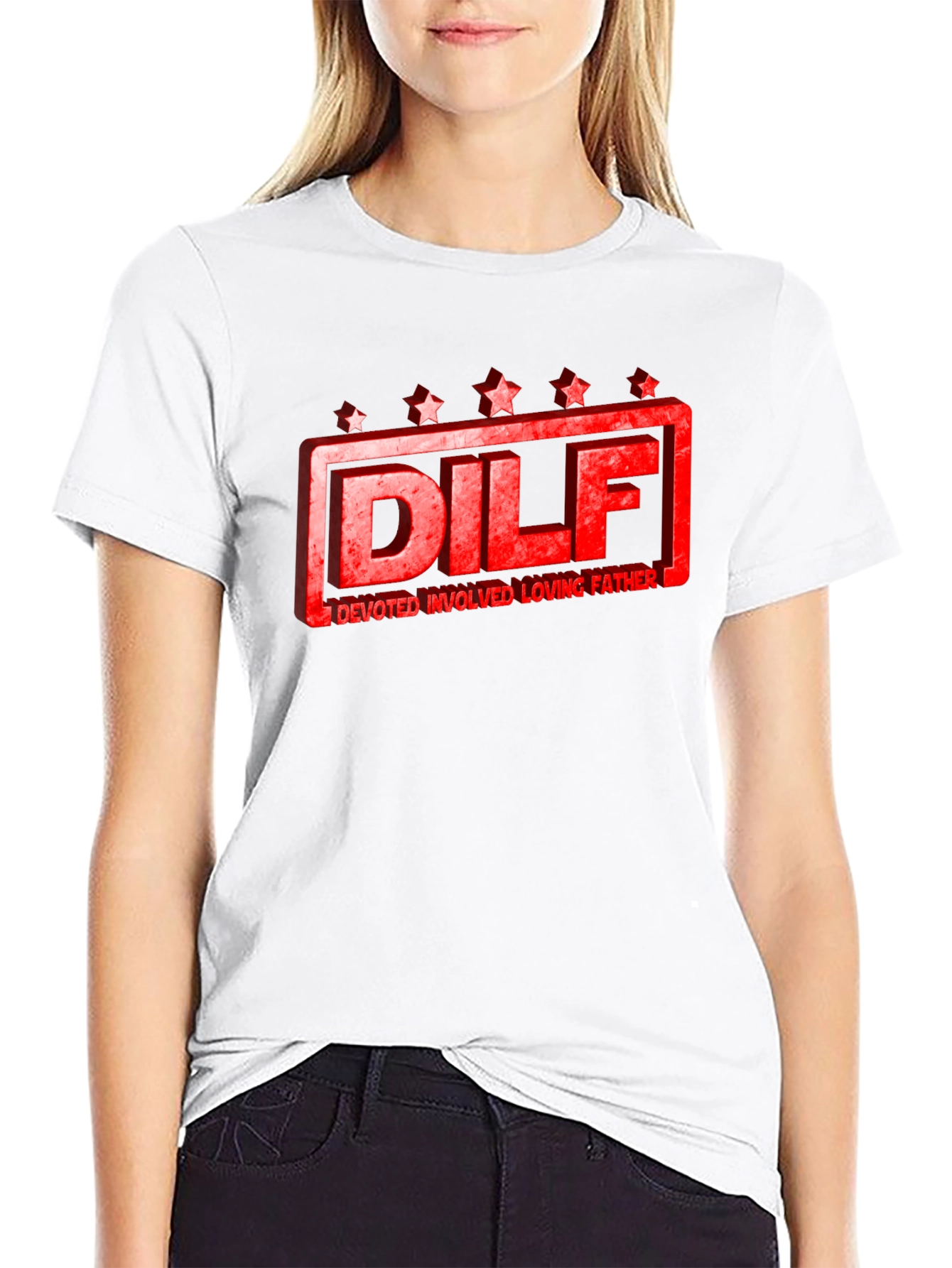 DILF Devoted Loving Father Graphic Tee