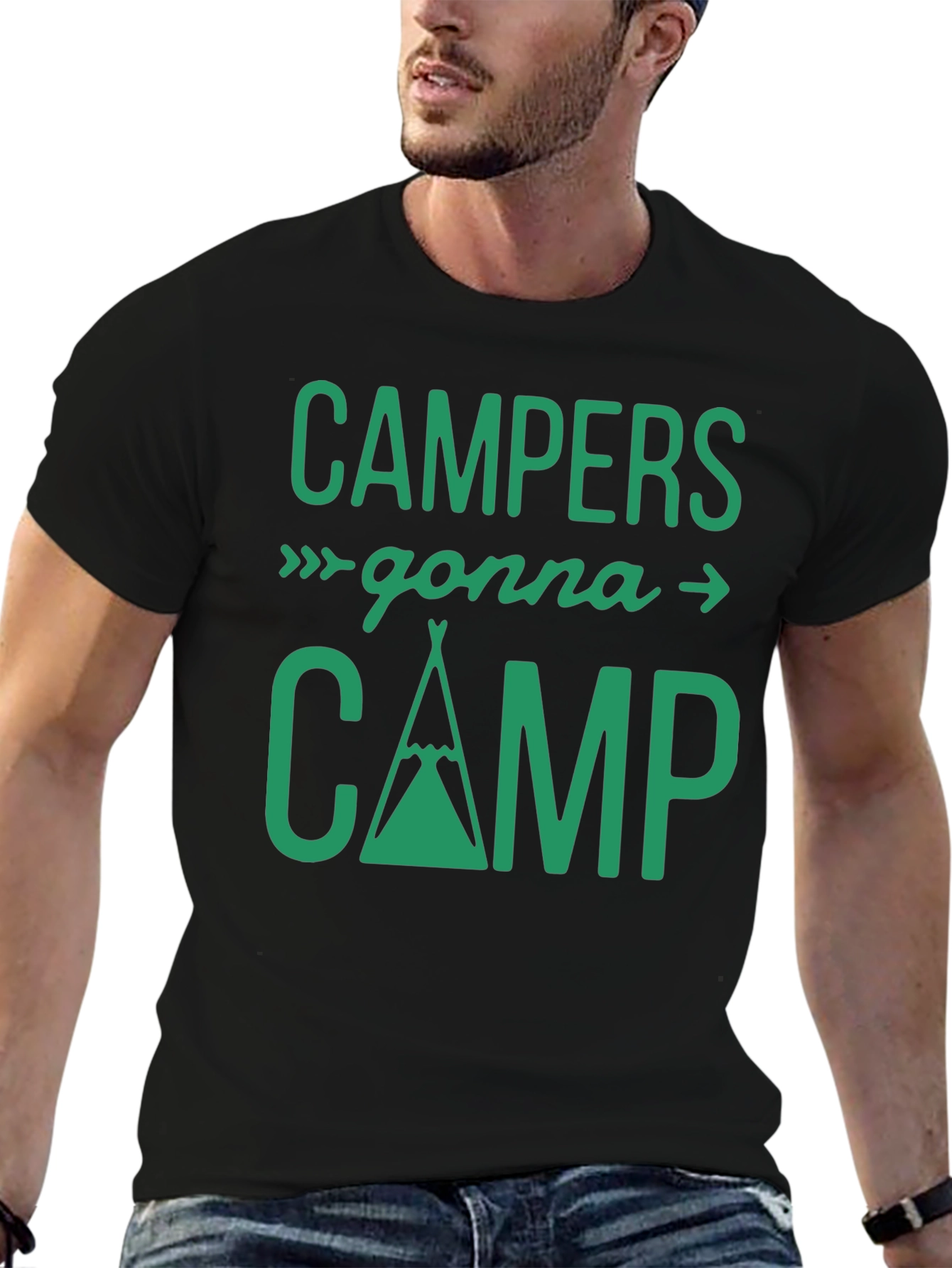 Campers Gonna Camp Graphic T-Shirt