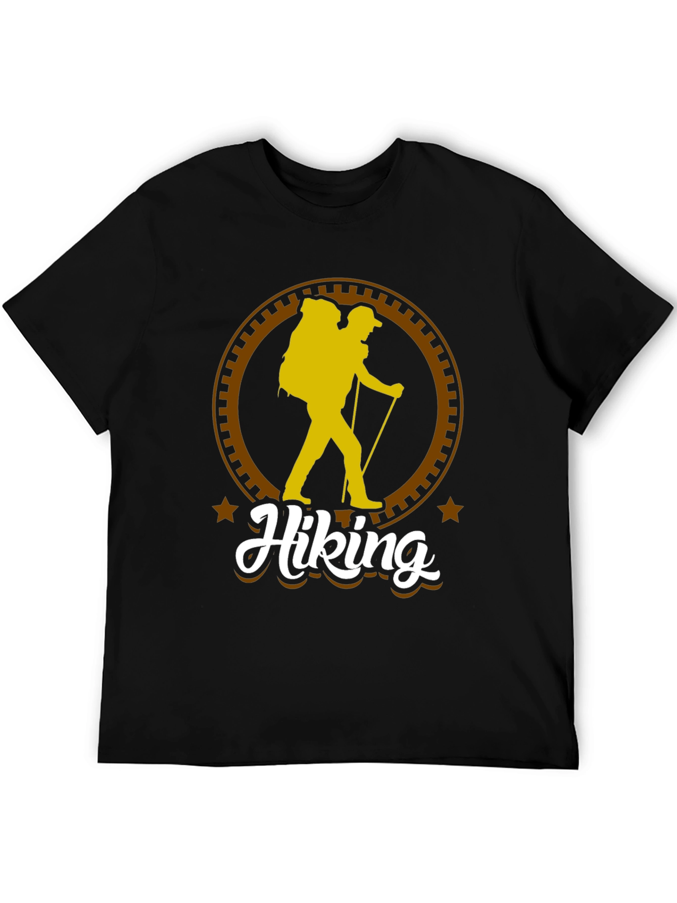 Hiking Adventure Graphic Tee - Black