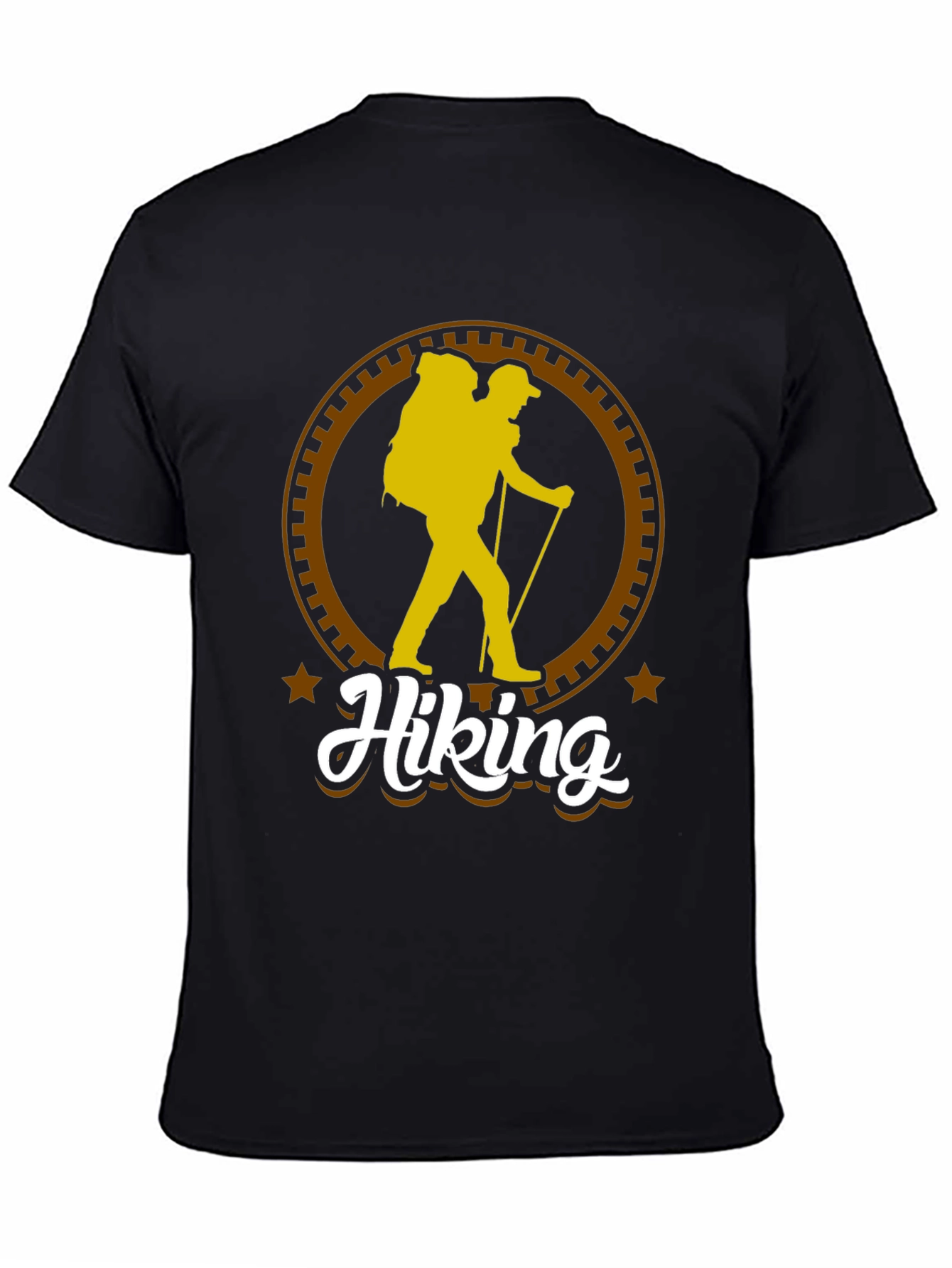 Hiking Adventure Graphic Tee - Black