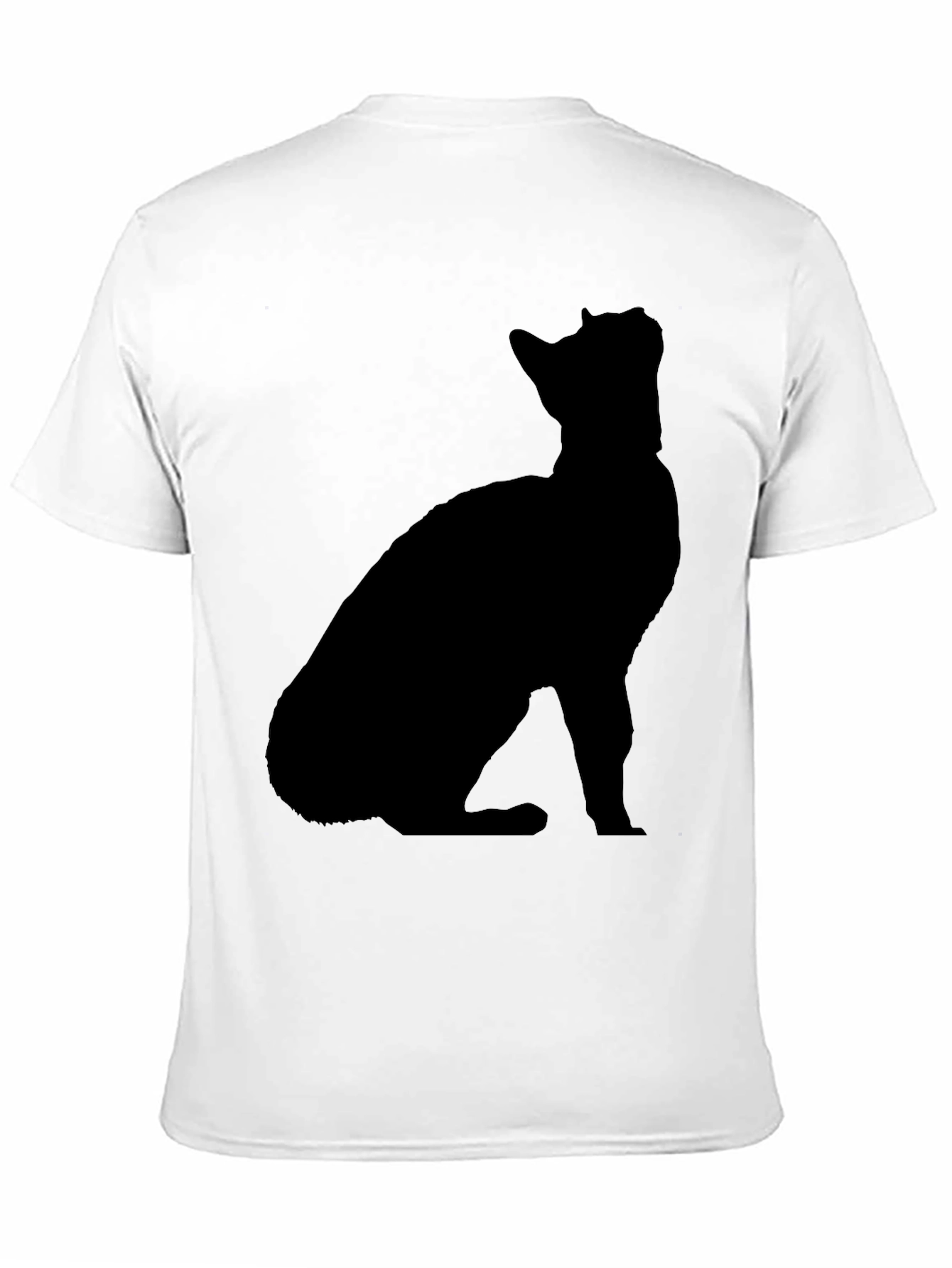 Cat Silhouette Black T-Shirt