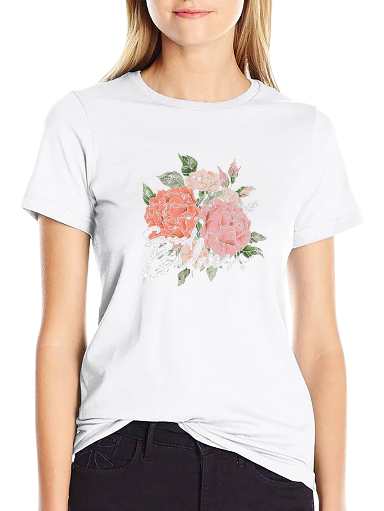 Floral Spread Kindness T-Shirt