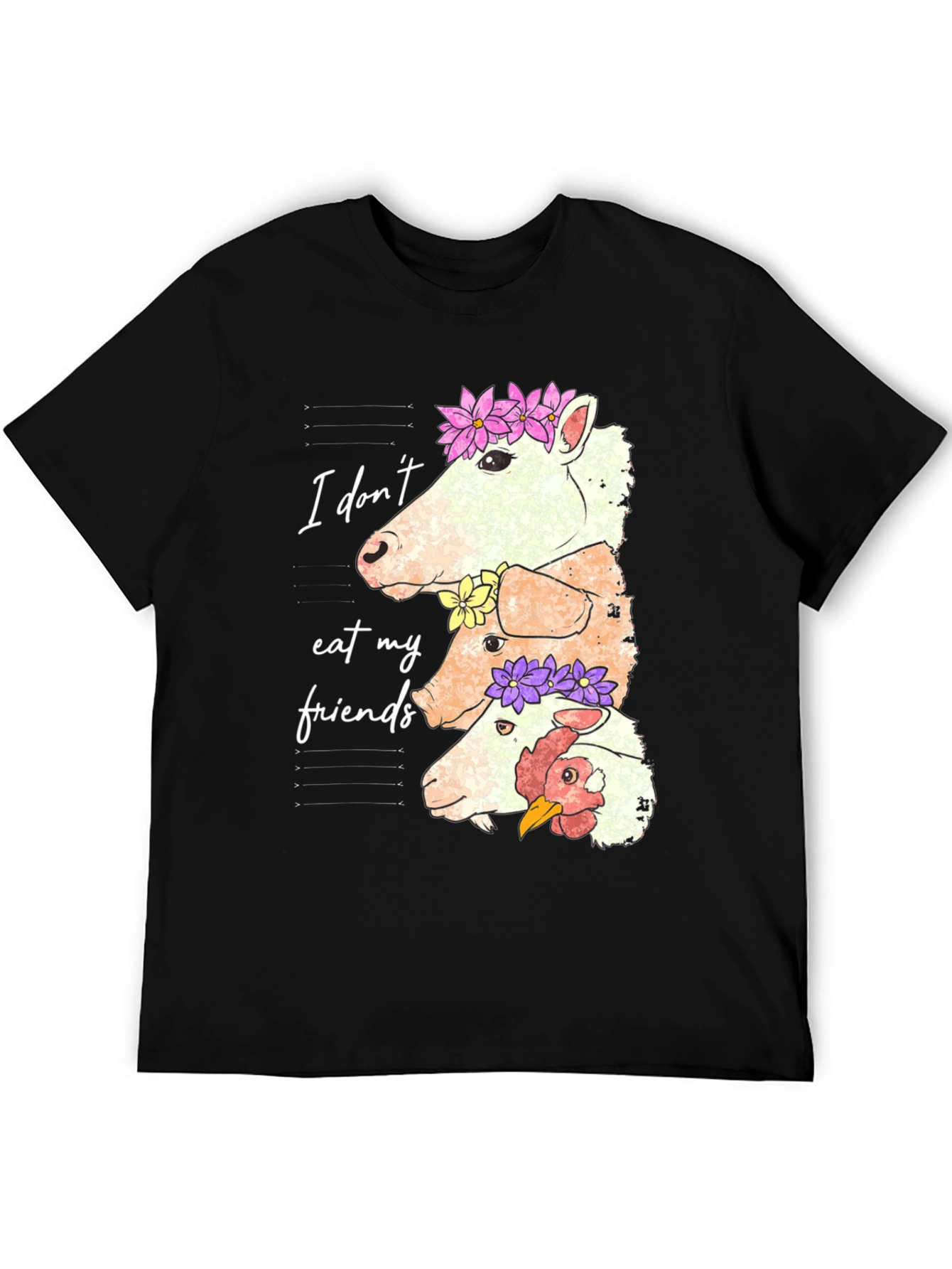 Vegan T-Shirt: I Dont Eat My Friends Tee