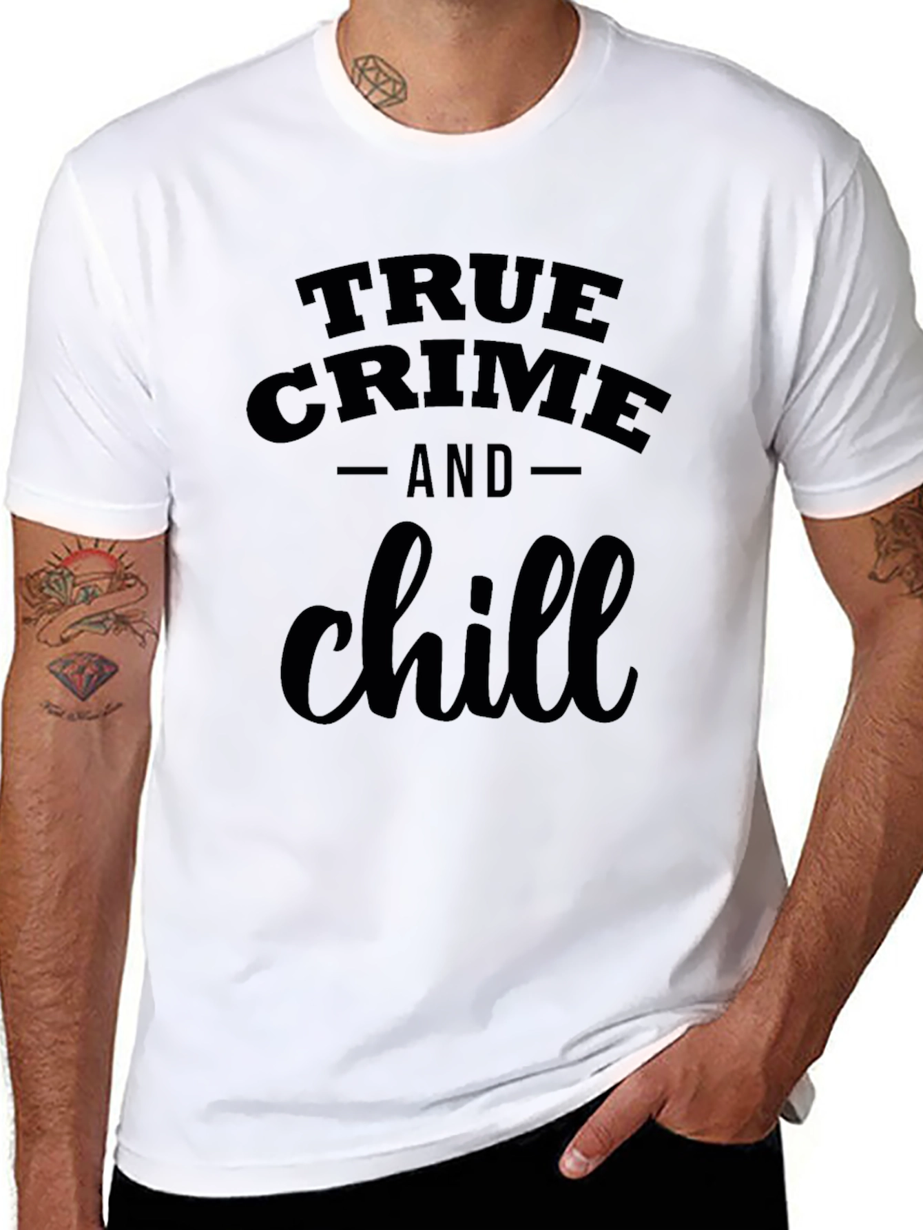 True Crime & Chill Black T-Shirt