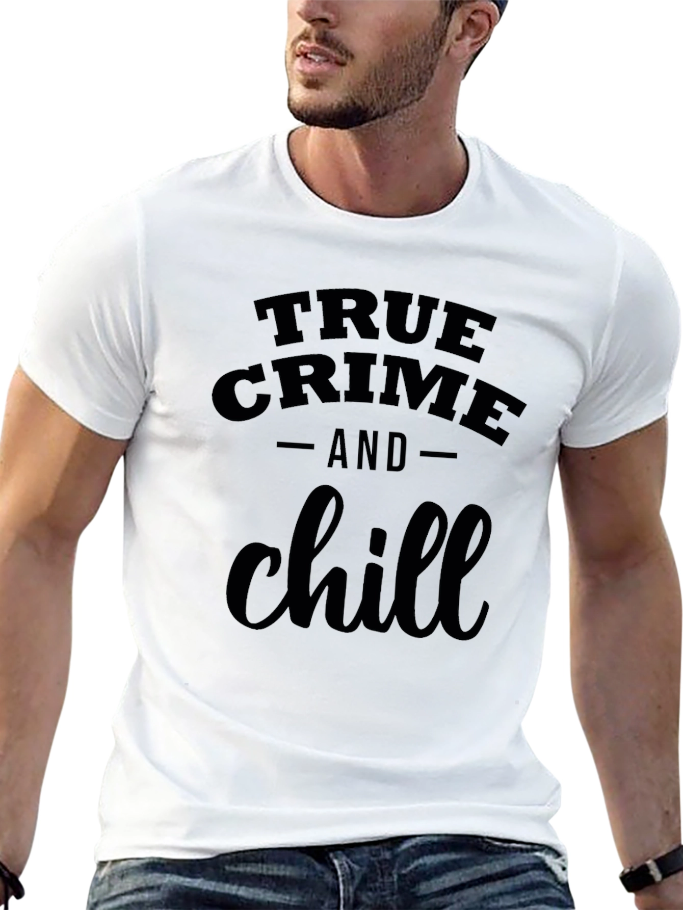 True Crime & Chill Black T-Shirt