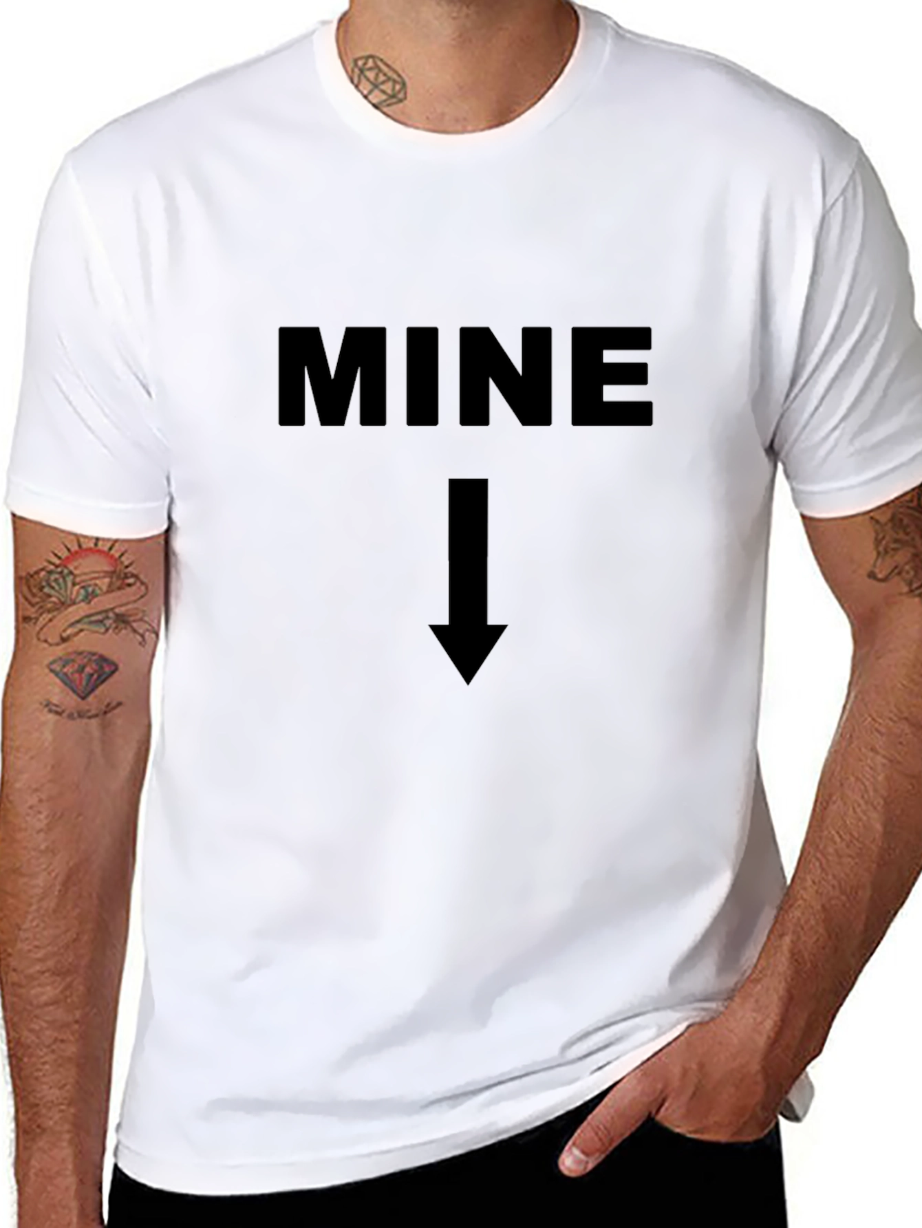 MINE Novelty Graphic T-Shirt