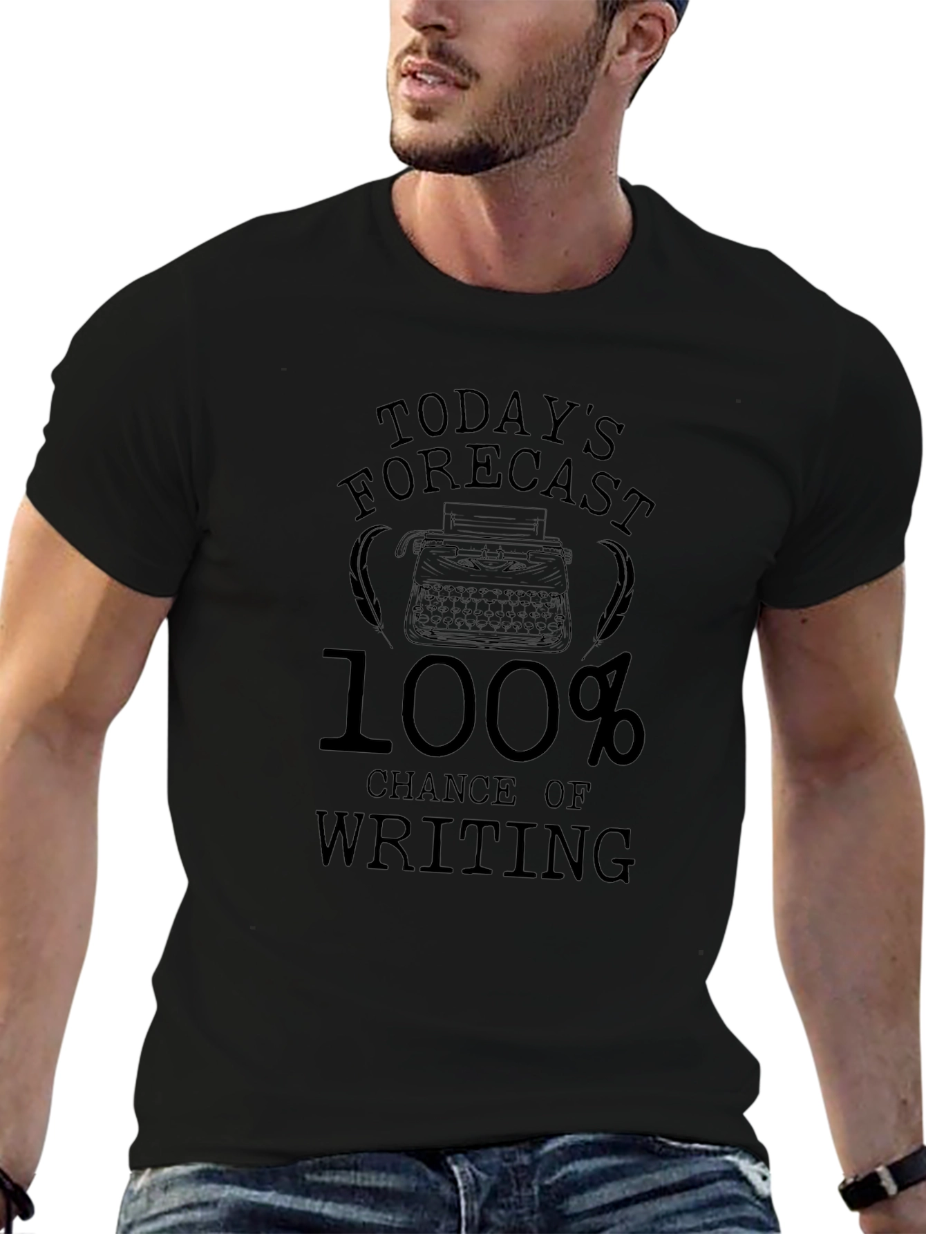 Todays Forecast Writing T-Shirt