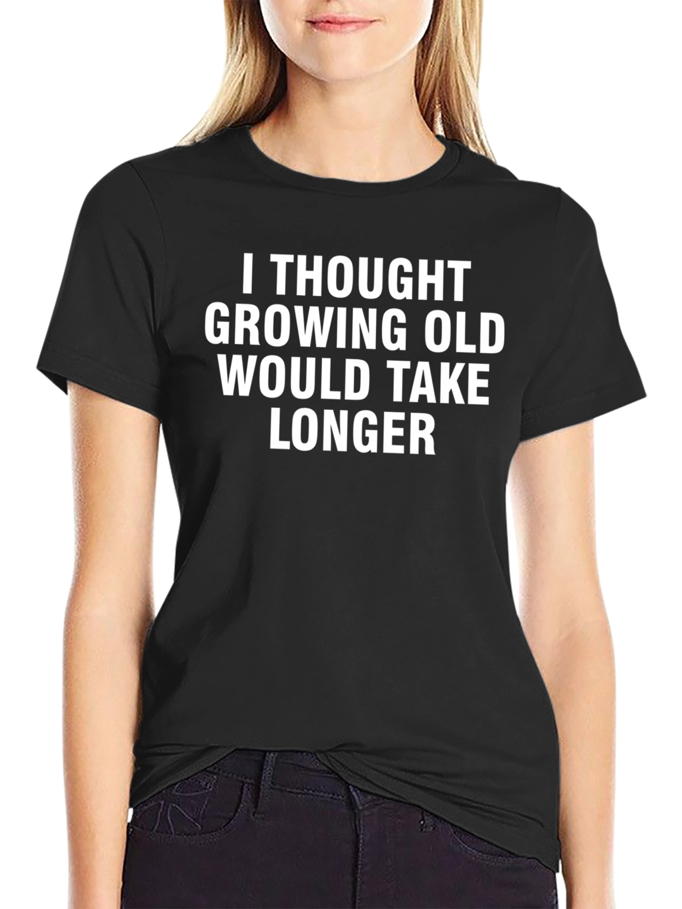 Funny Growing Old Graphic Tee