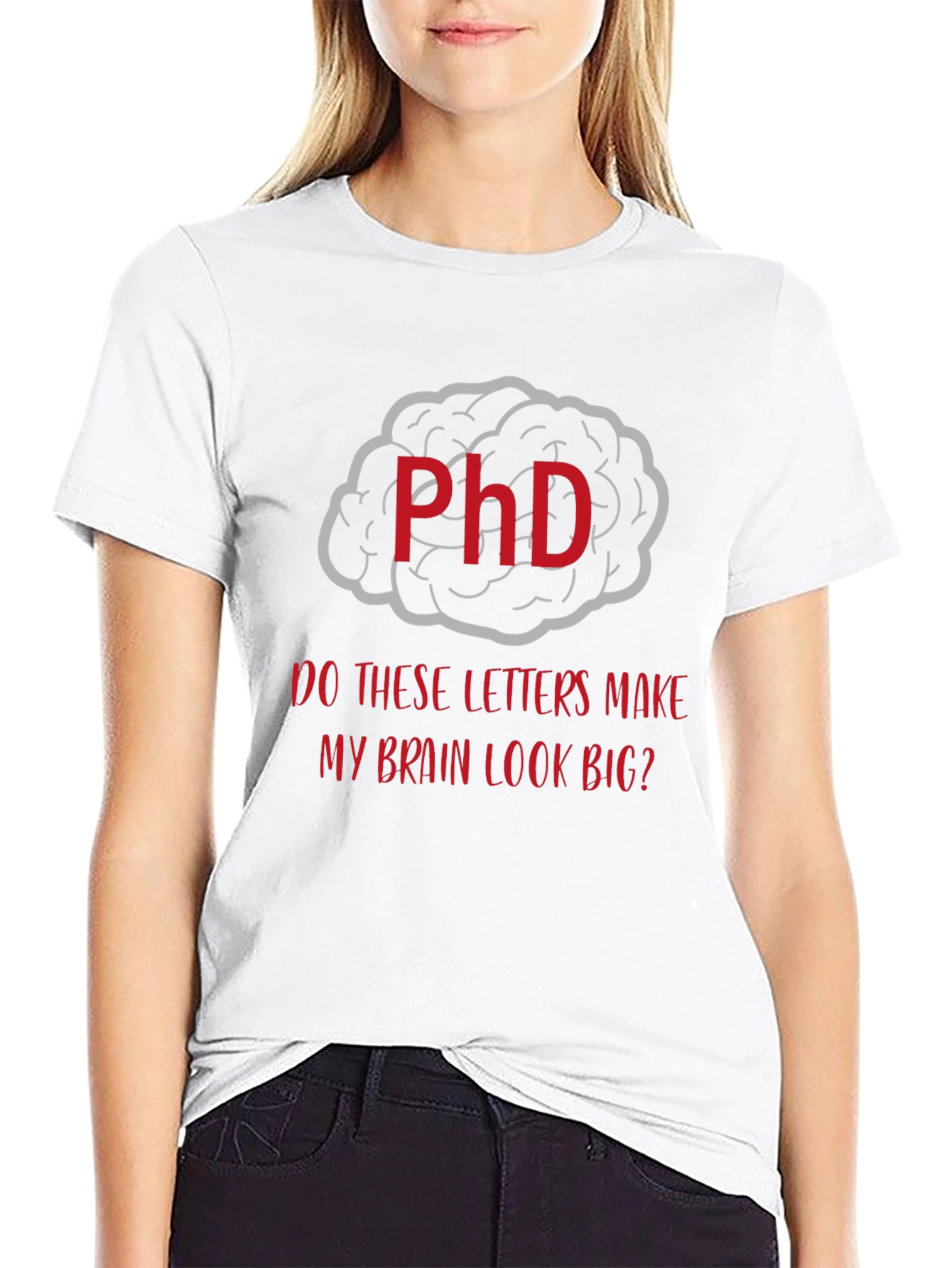 PhD Brain Graphic T-Shirt - Funny Academic Tee