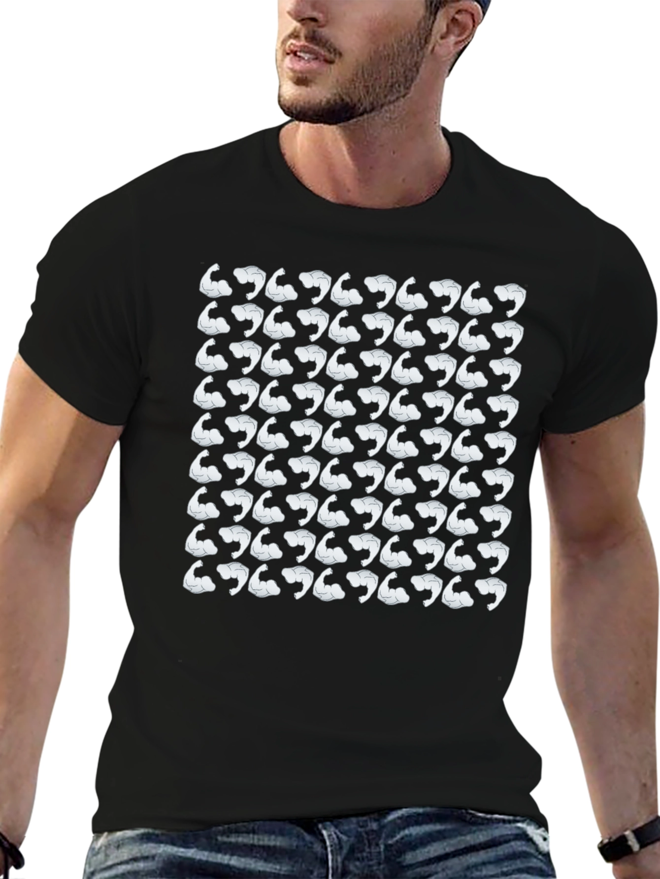 Muscle Mania Black T-Shirt