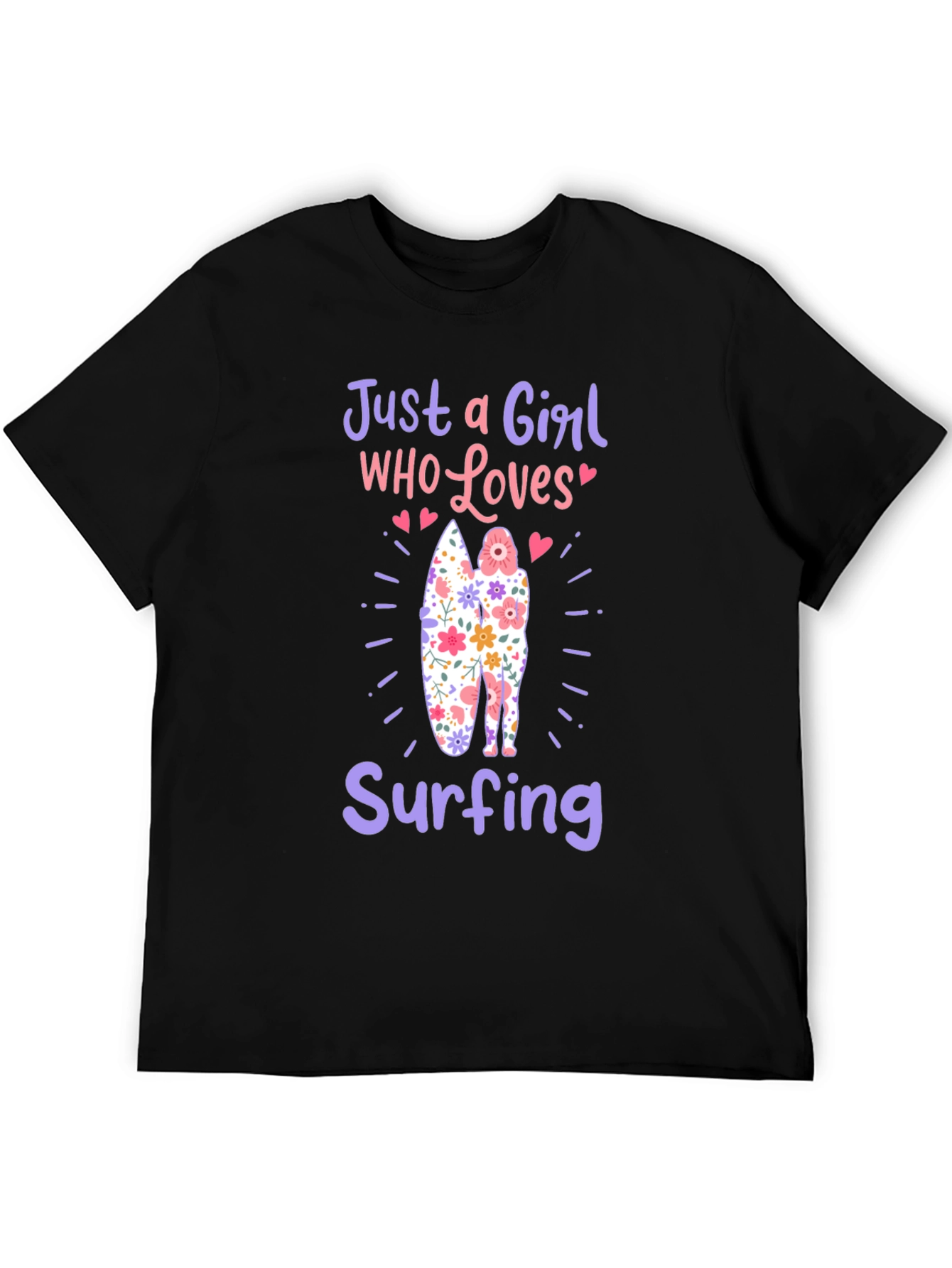 Just a Girl Who Loves Surfing T-Shirt