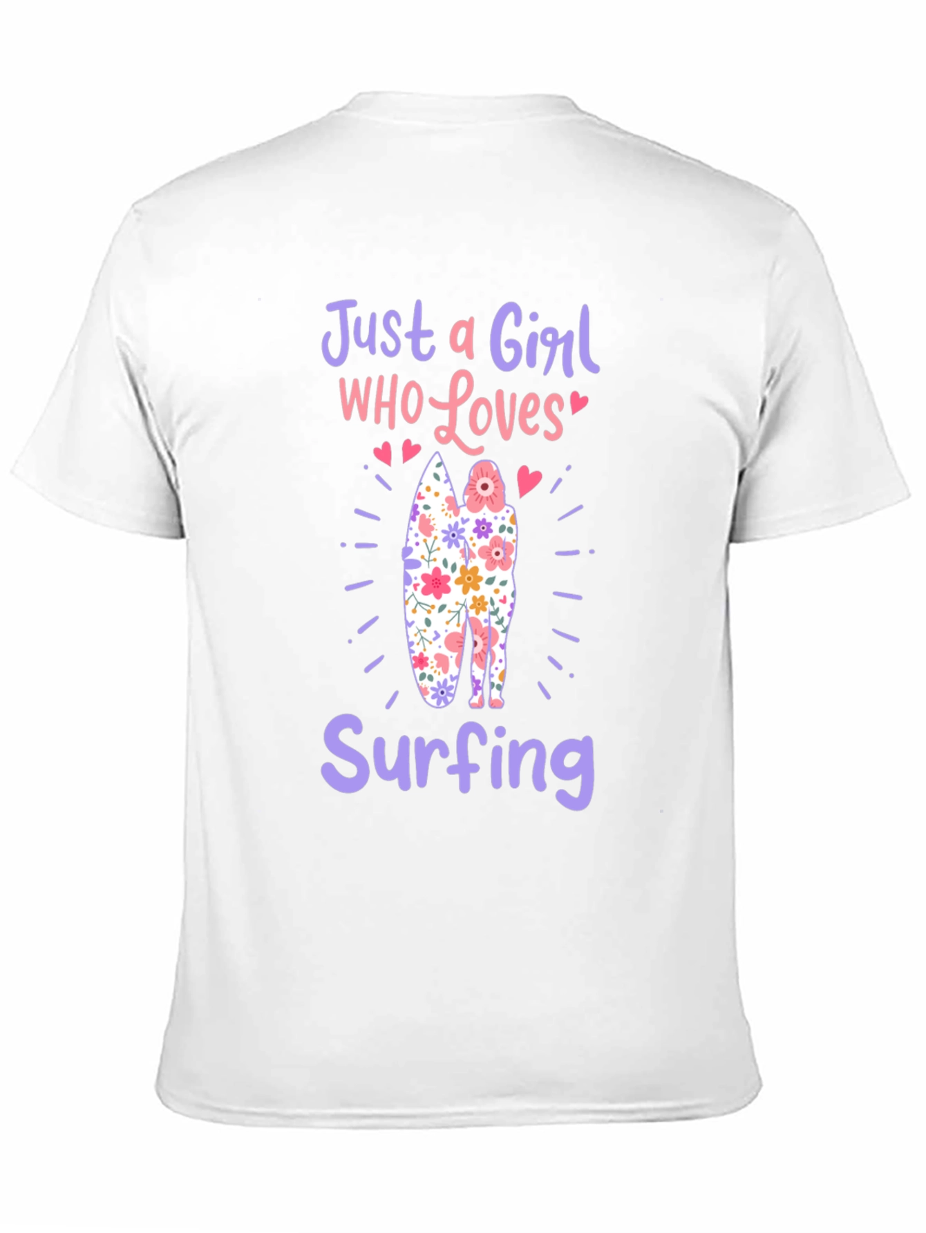 Just a Girl Who Loves Surfing T-Shirt