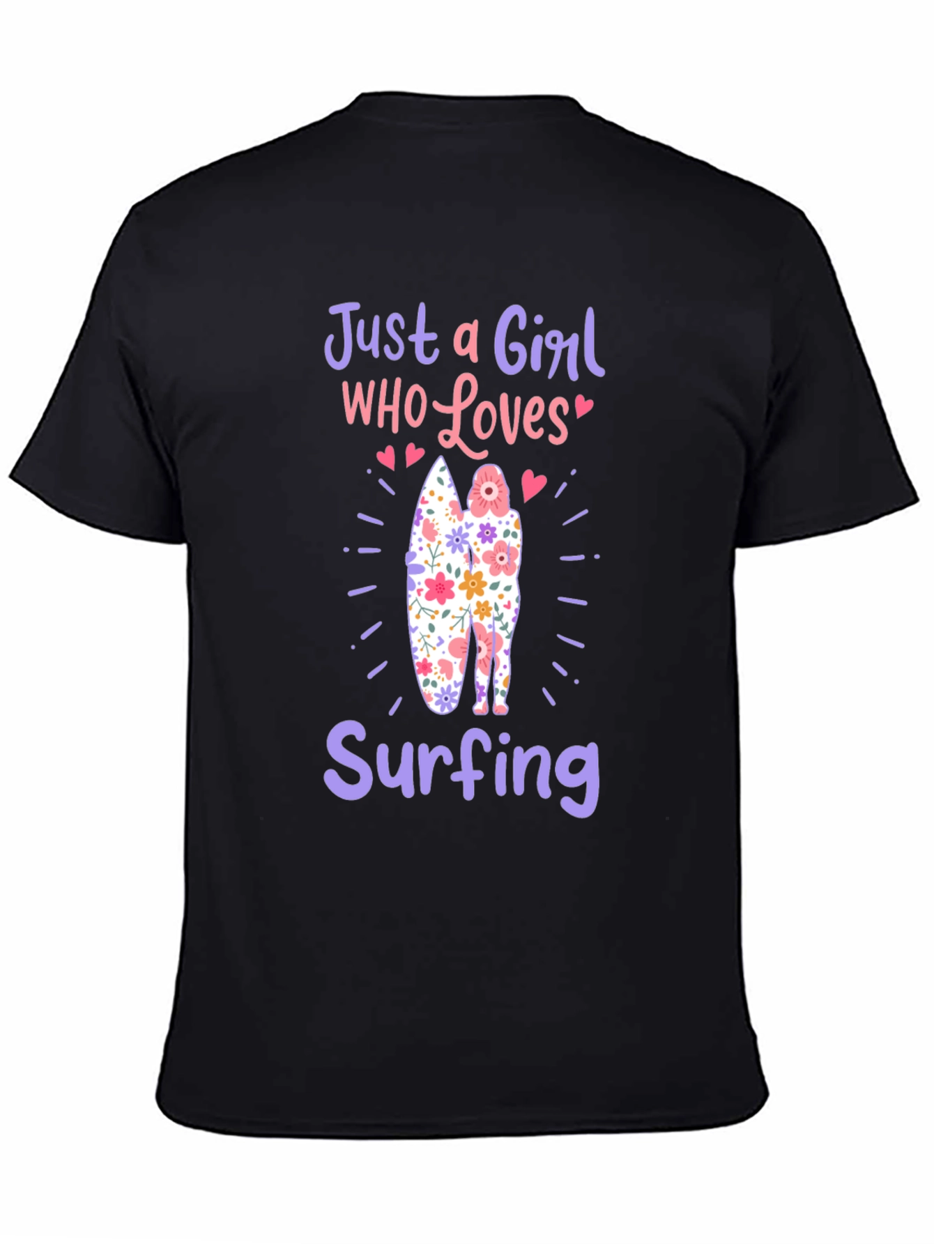 Just a Girl Who Loves Surfing T-Shirt