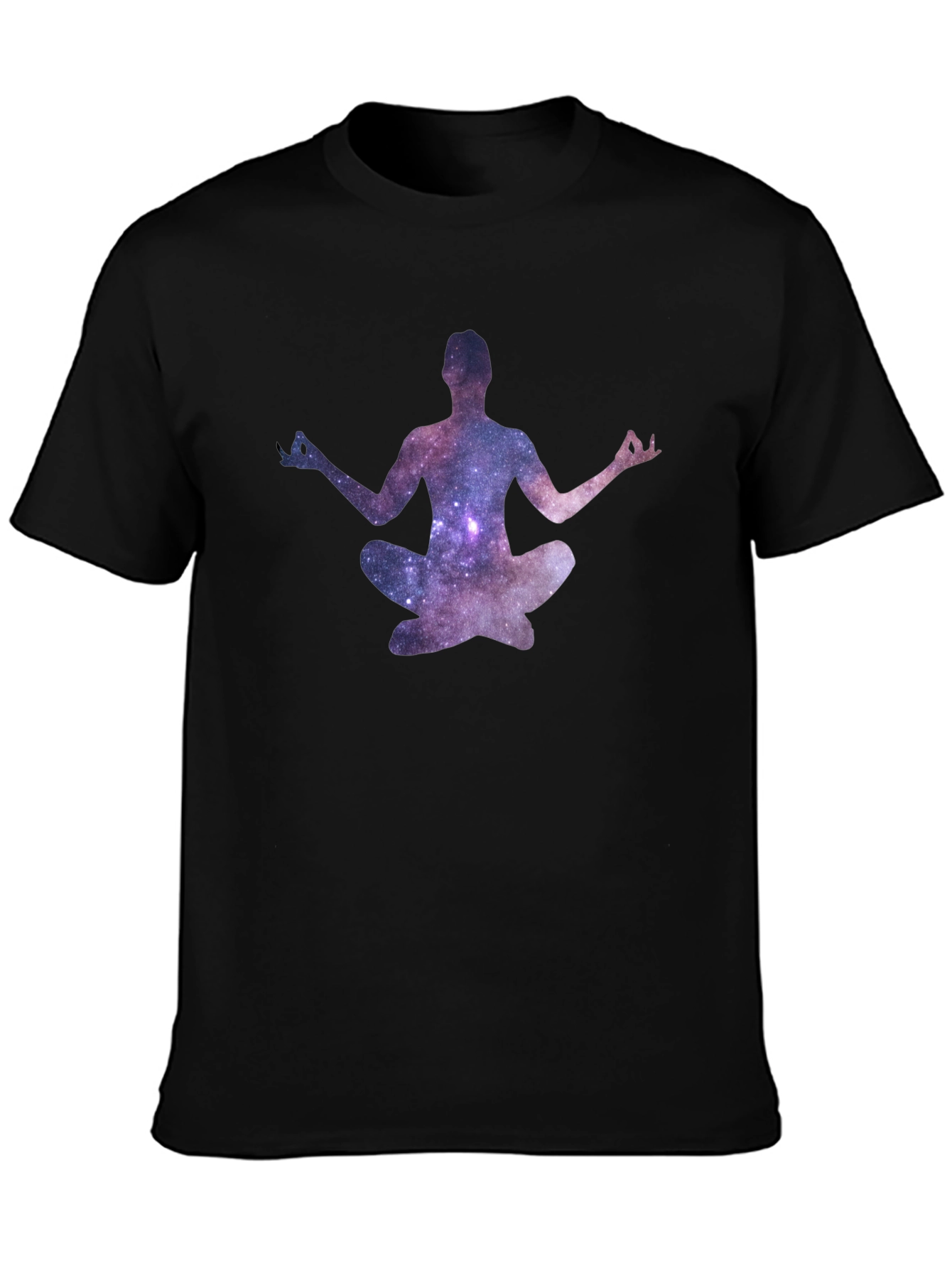 Galaxy Meditation T-Shirt - Black