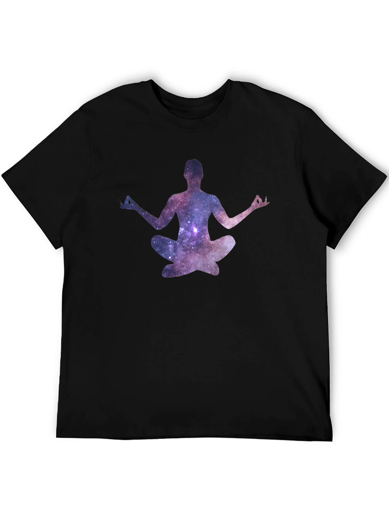 Galaxy Meditation T-Shirt - Black