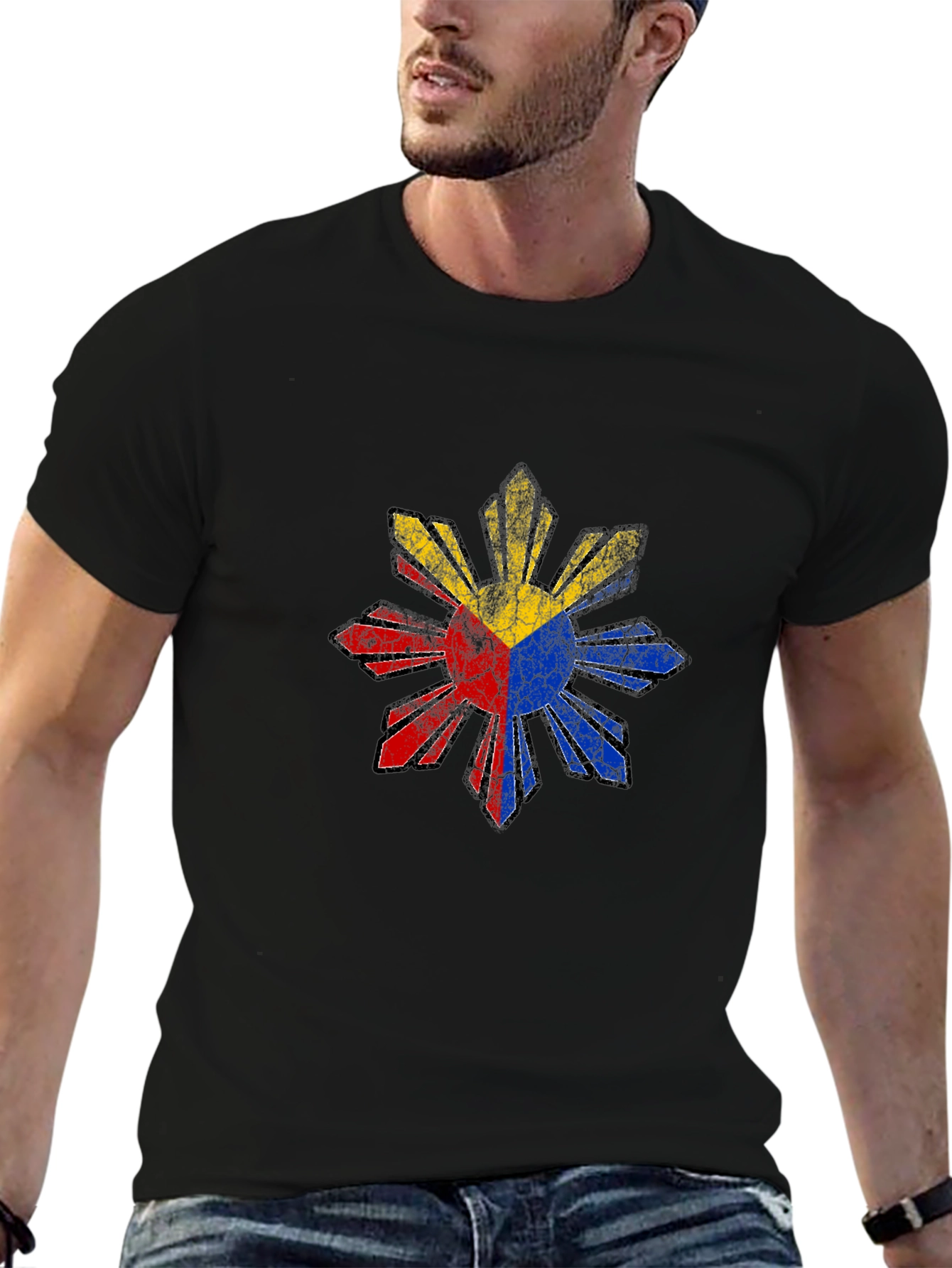 Filipino Pride T-Shirt - Sun and Stars