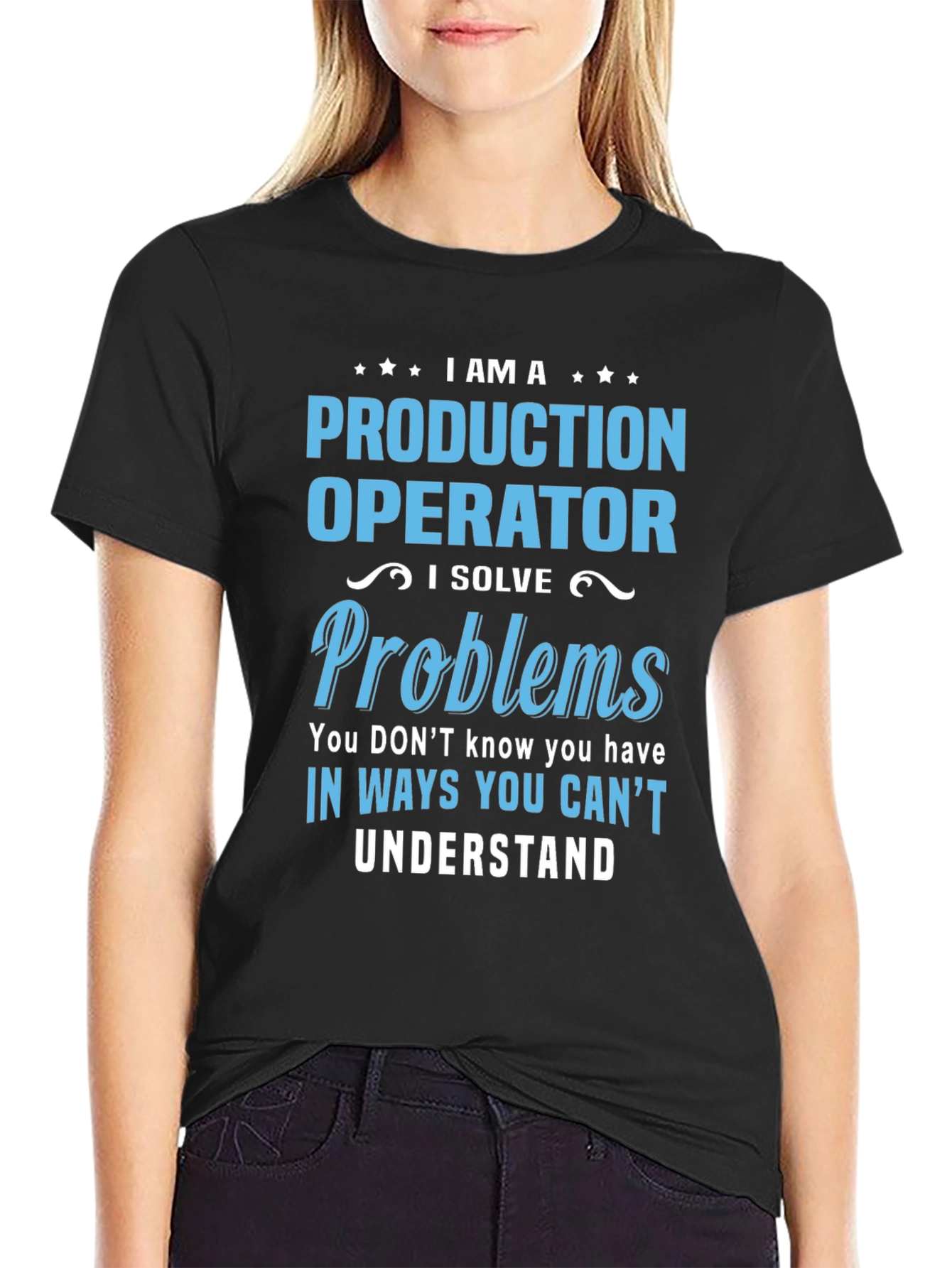 Production Operator Novelty Graphic T-Shirt