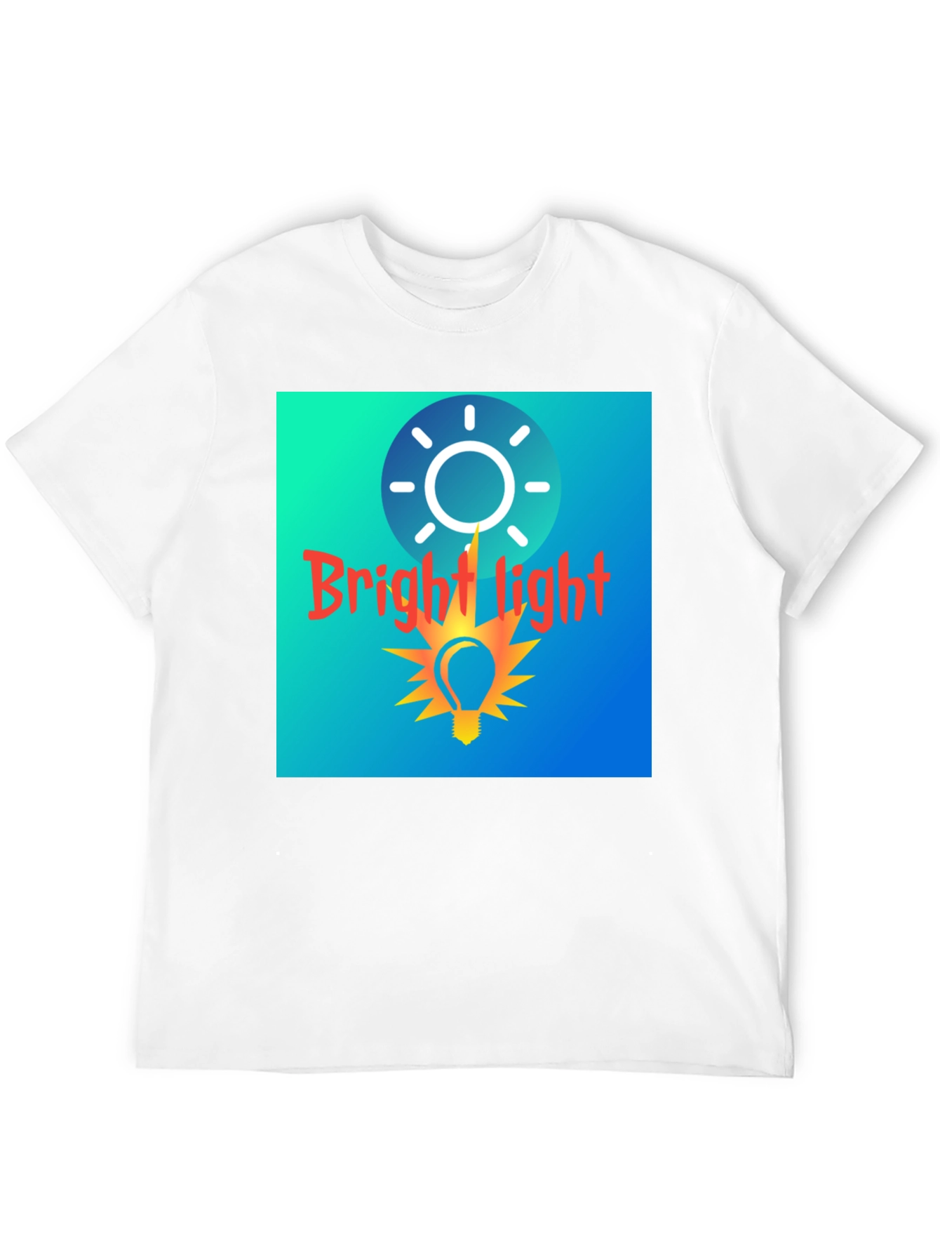 Bright Light Graphic Tee - Stylish Comfort