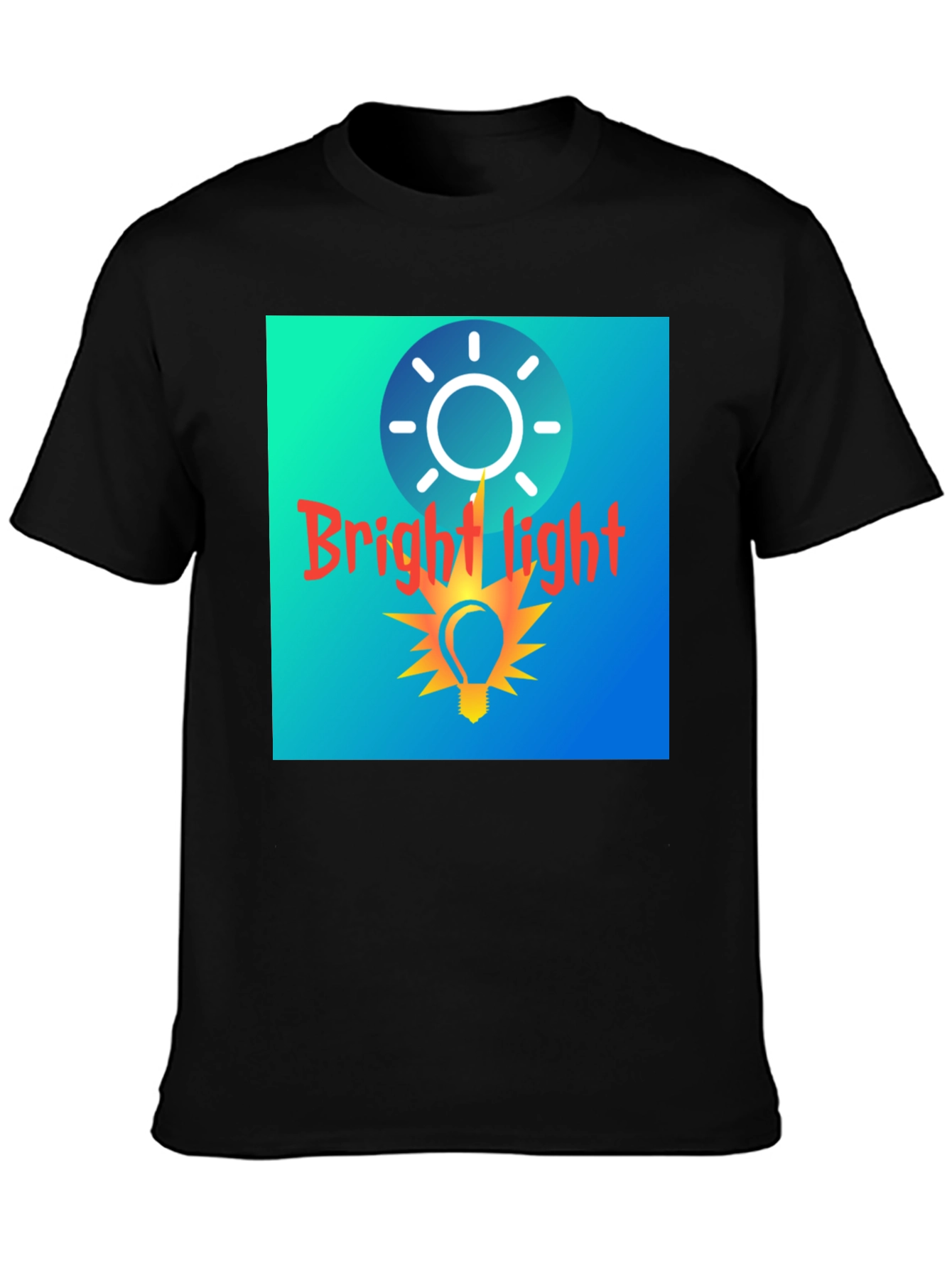 Bright Light Graphic Tee - Stylish Comfort