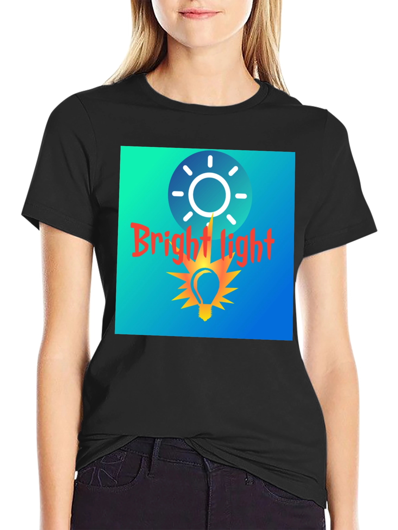 Bright Light Graphic Tee - Stylish Comfort