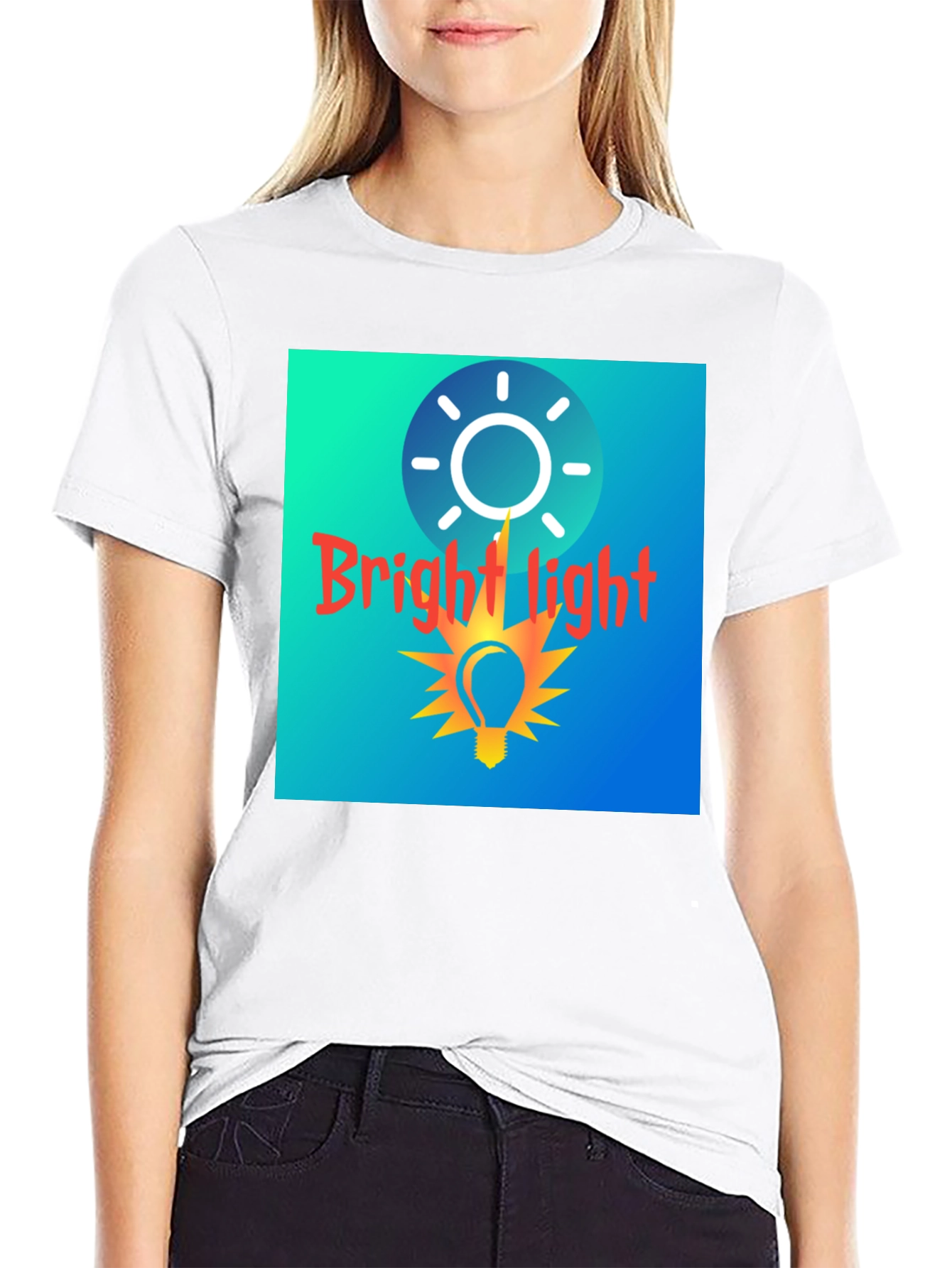 Bright Light Graphic Tee - Stylish Comfort