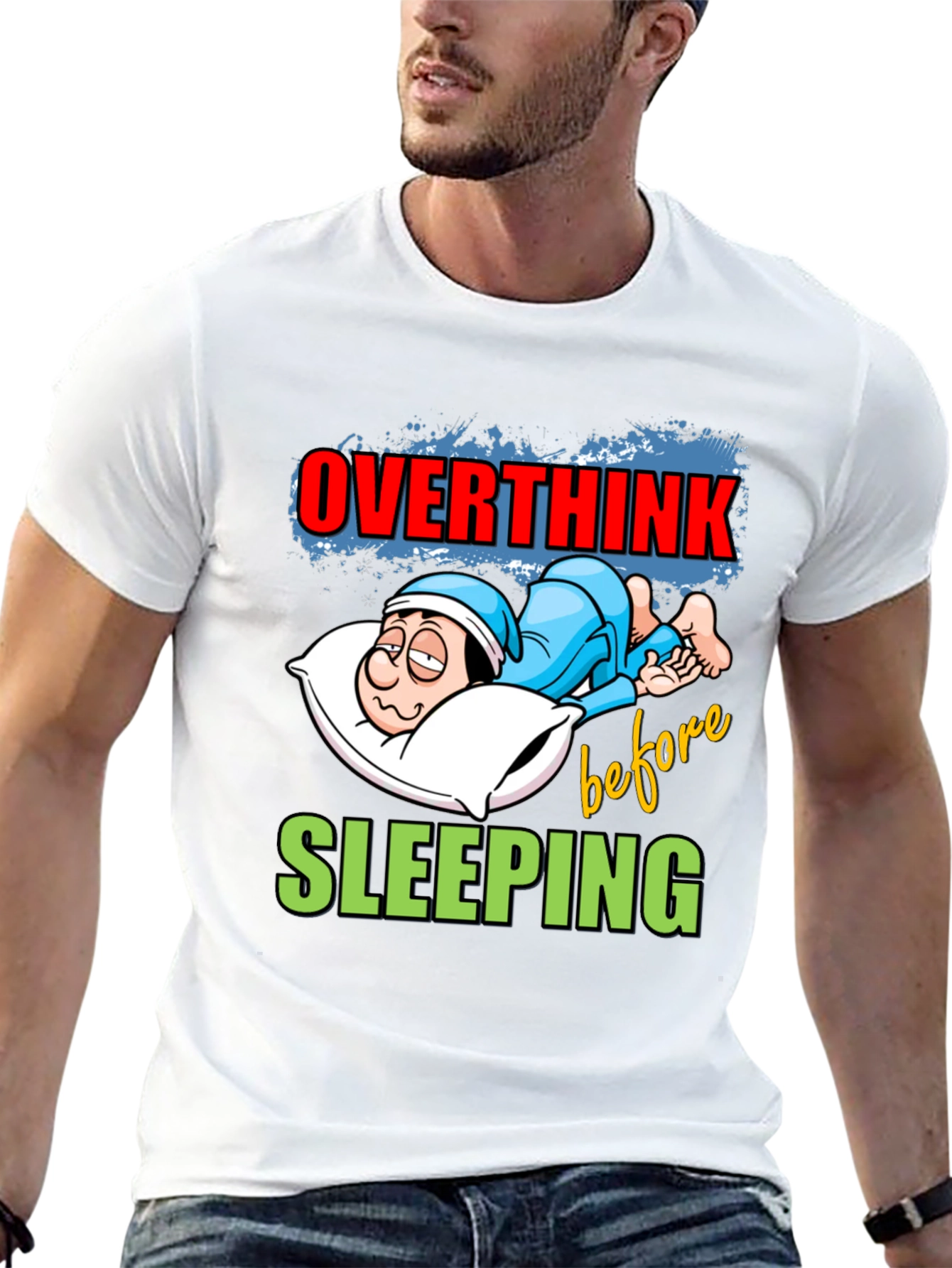 Overthink Before Sleeping Graphic Tee