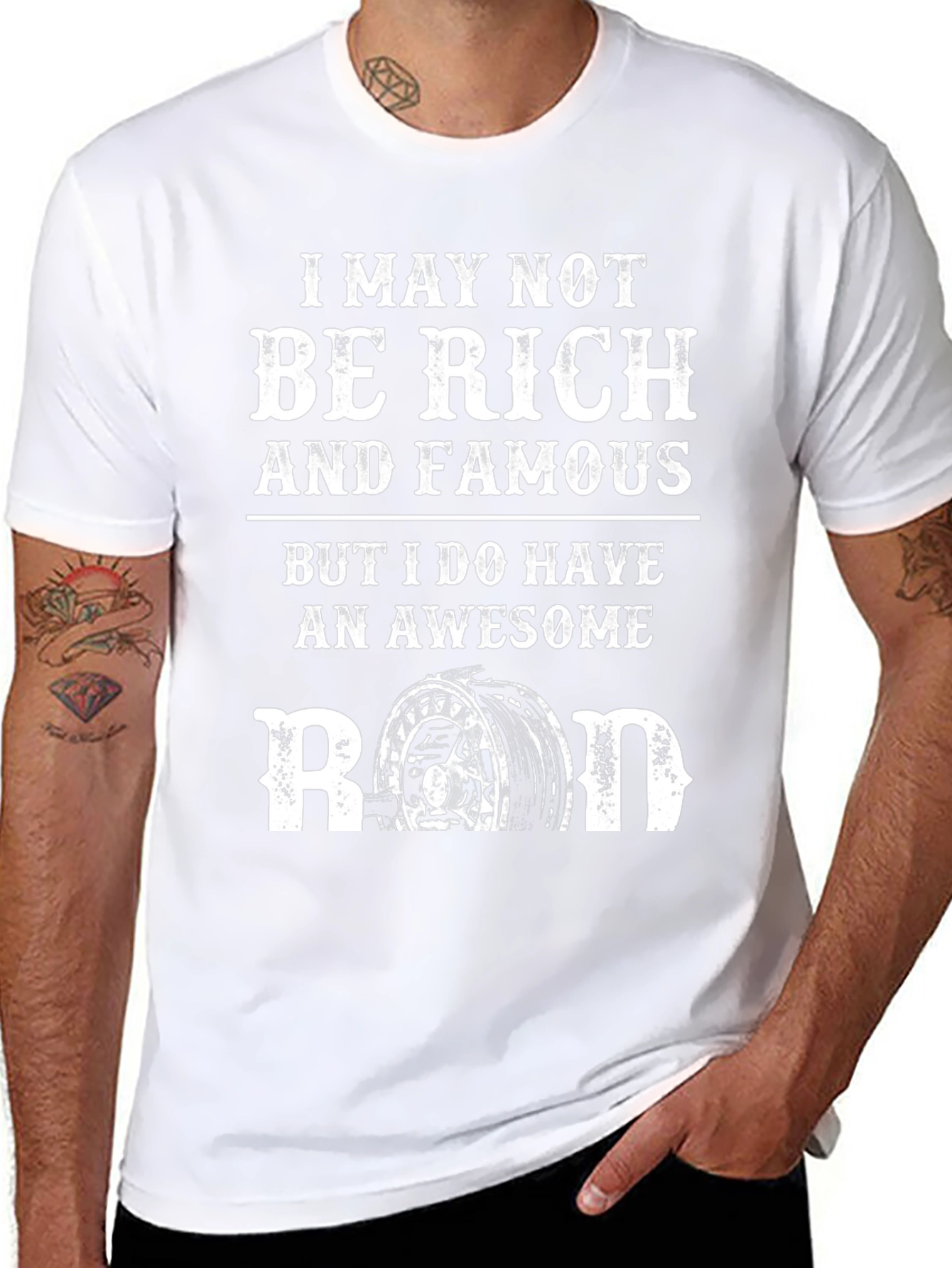 Awesome Rod T-Shirt - Fishing Humor Tee