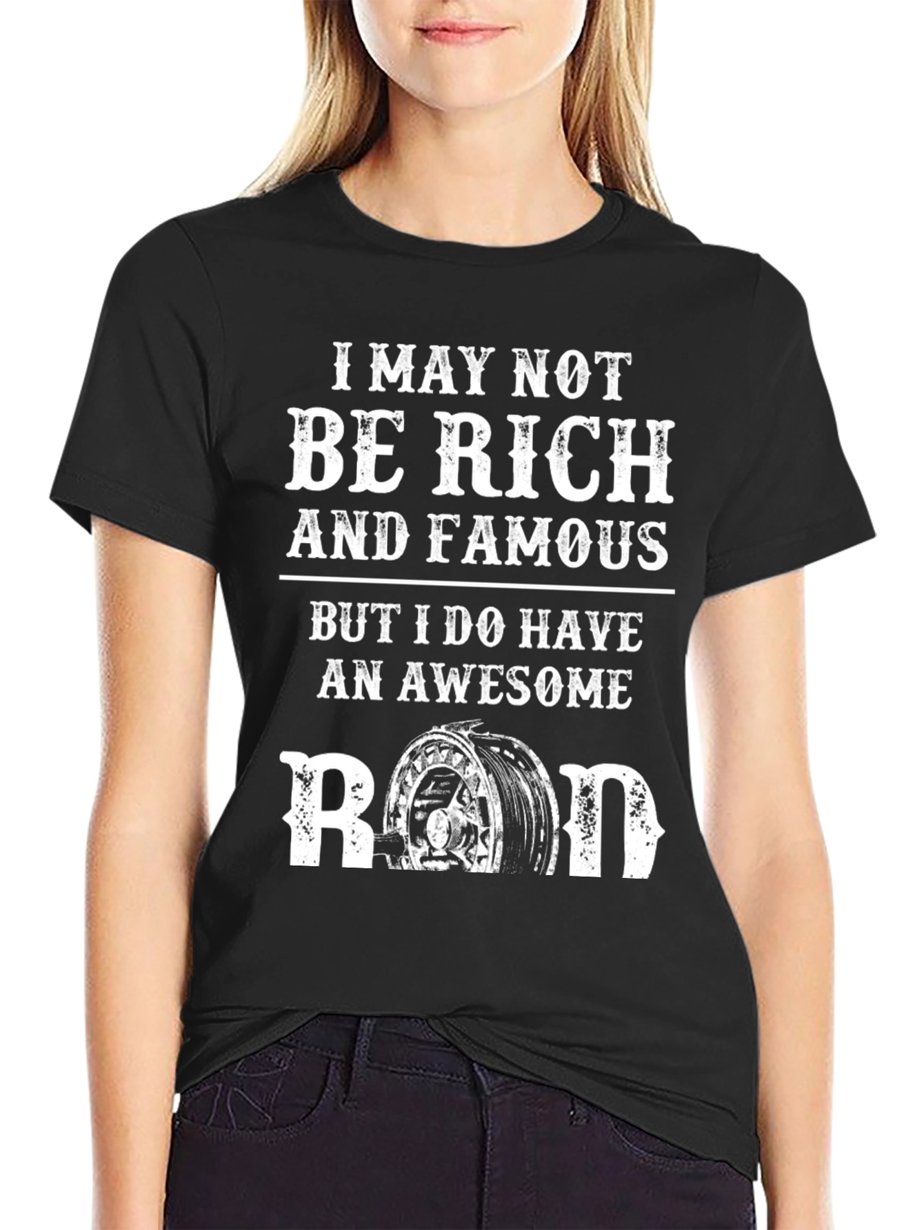 Awesome Rod T-Shirt - Fishing Humor Tee