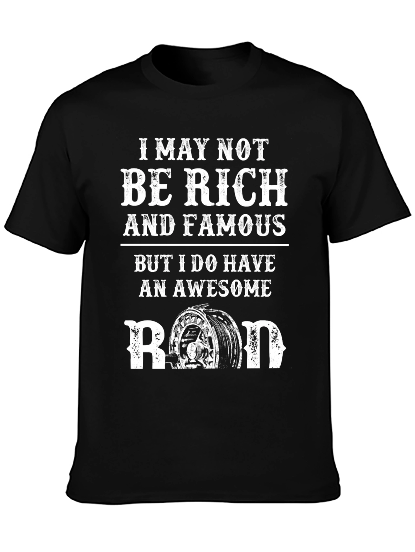 Awesome Rod T-Shirt - Fishing Humor Tee