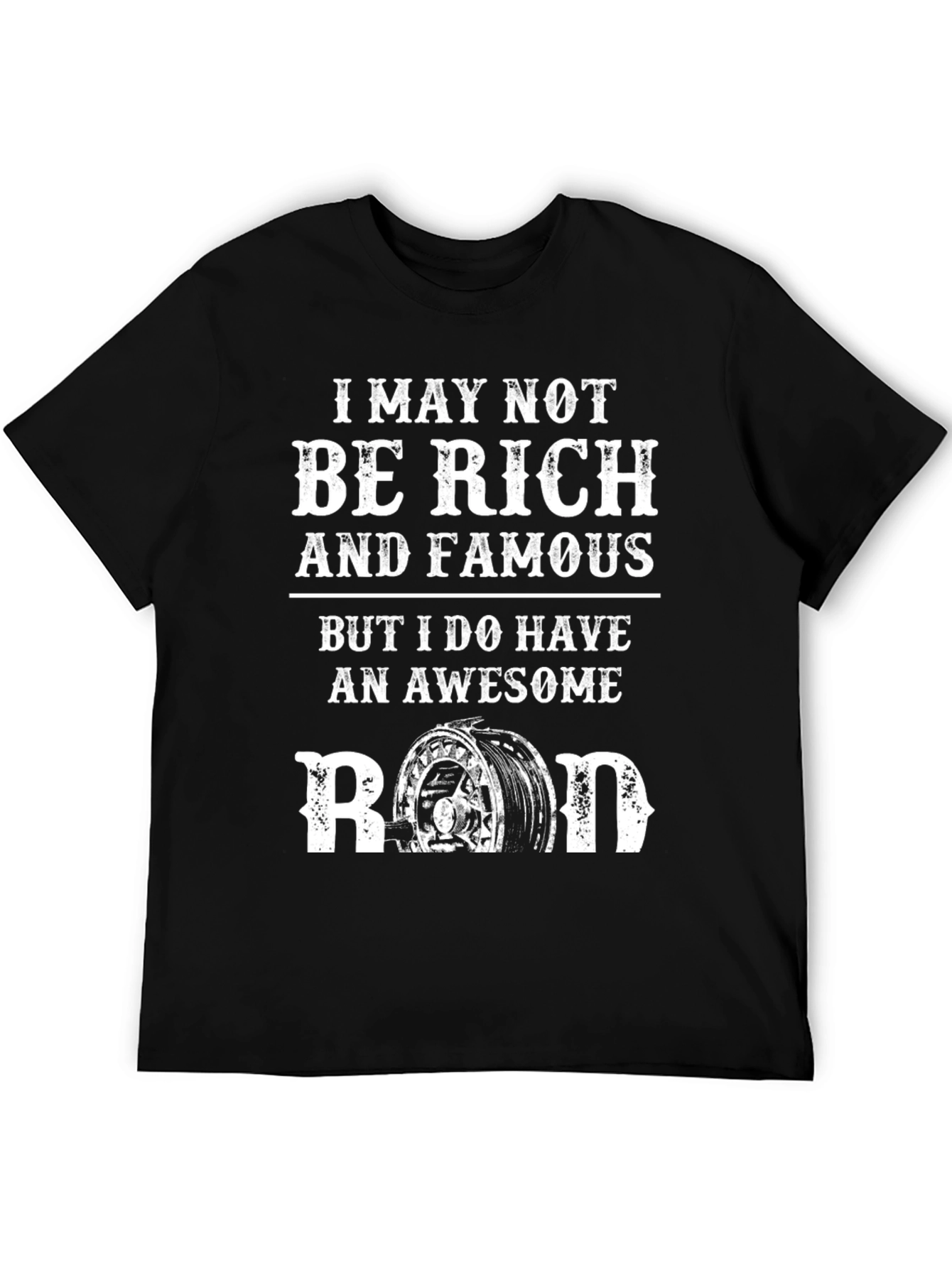 Awesome Rod T-Shirt - Fishing Humor Tee