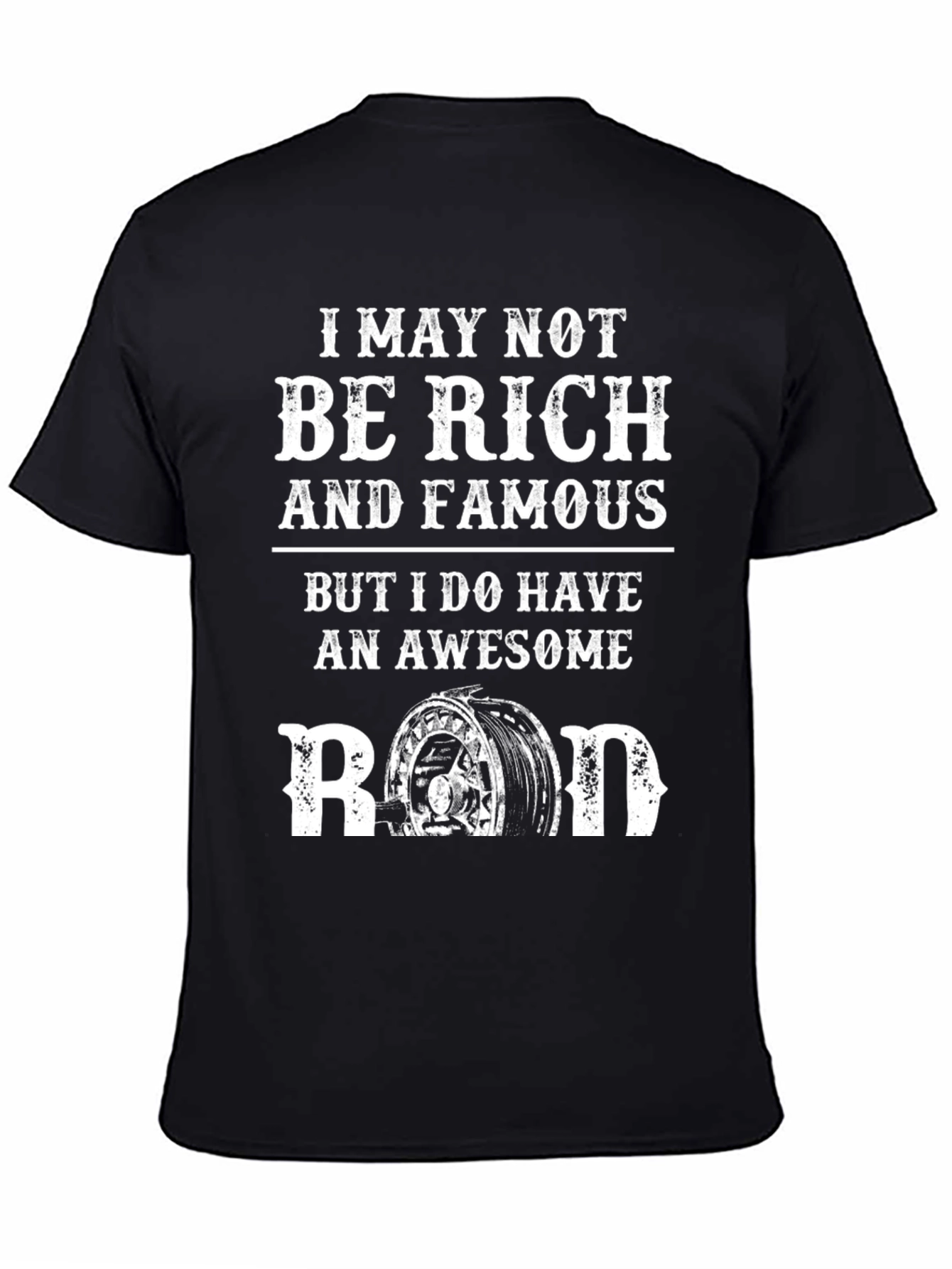 Awesome Rod T-Shirt - Fishing Humor Tee
