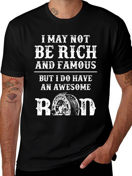 Awesome Rod T-Shirt - Fishing Humor Tee