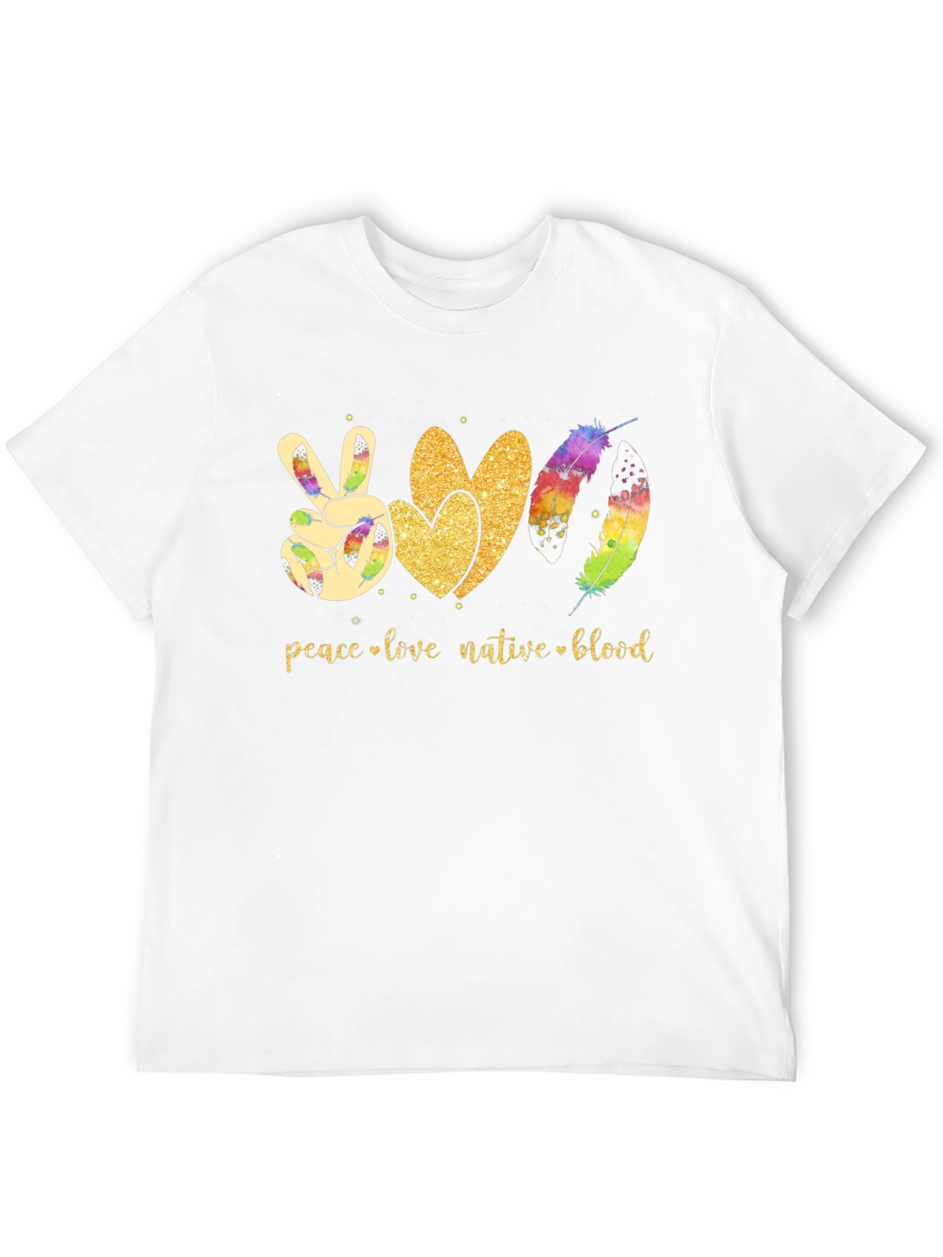 Peace Love Native Blood T-Shirt