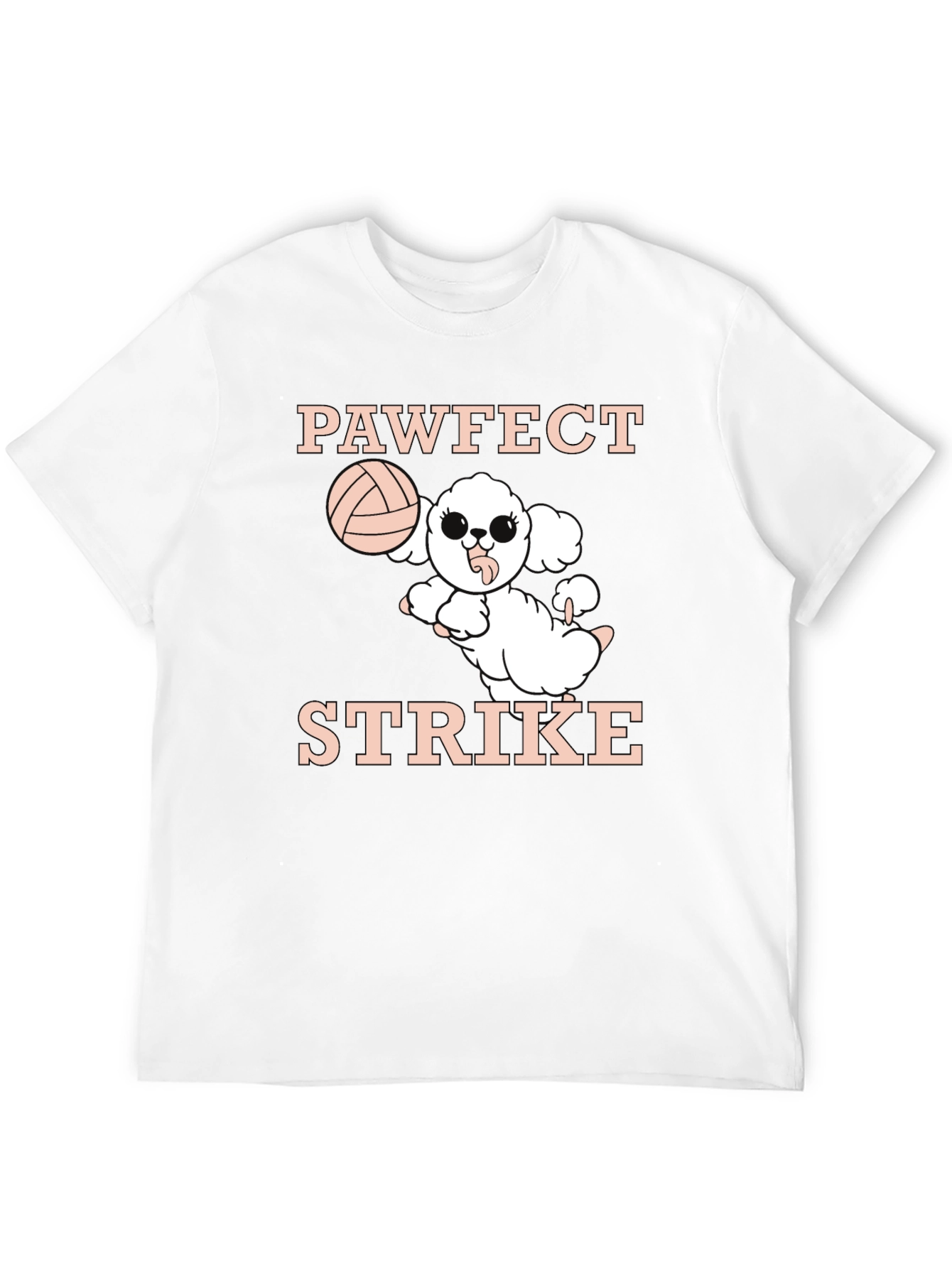 Pawfect Strike Volleyball T-Shirt