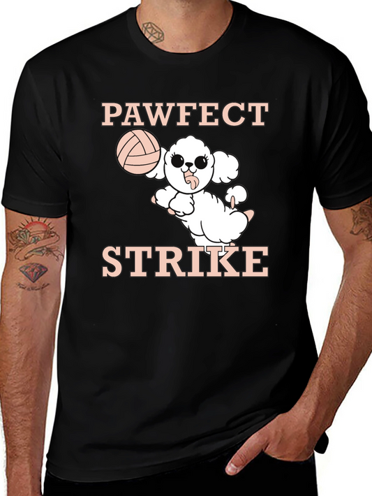 Pawfect Strike Volleyball T-Shirt